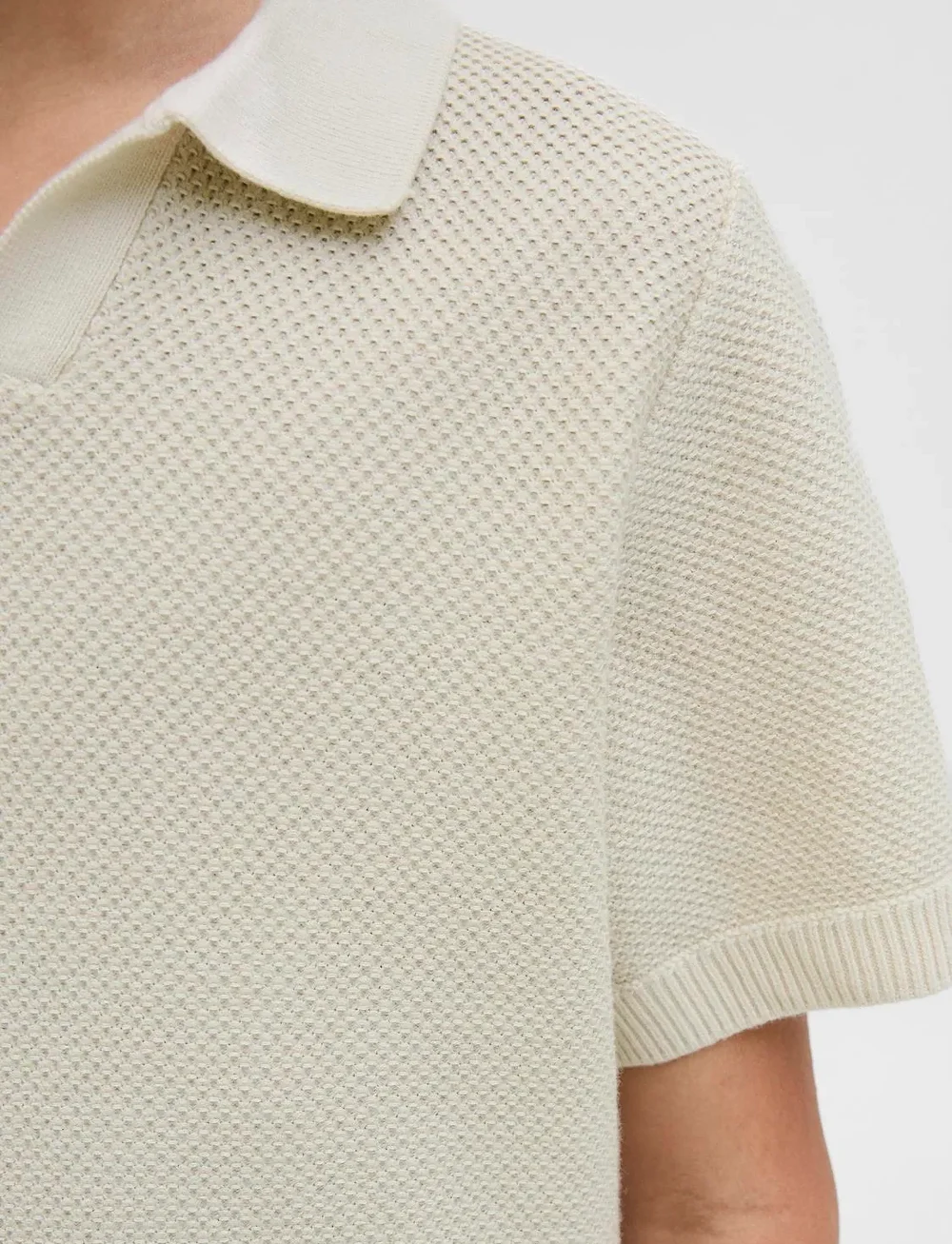 Jack & Jones - JPRCCEASTON KNIT SPLIT NECK SS JNR - kurzärmelig - whitecap gray - 3
