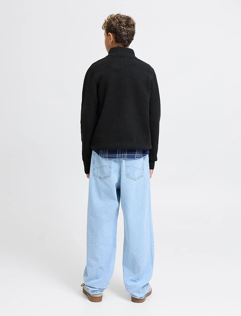 Jack & Jones - JORNORREBRO KNIT HALF ZIP JNR - trøjer - black - 2