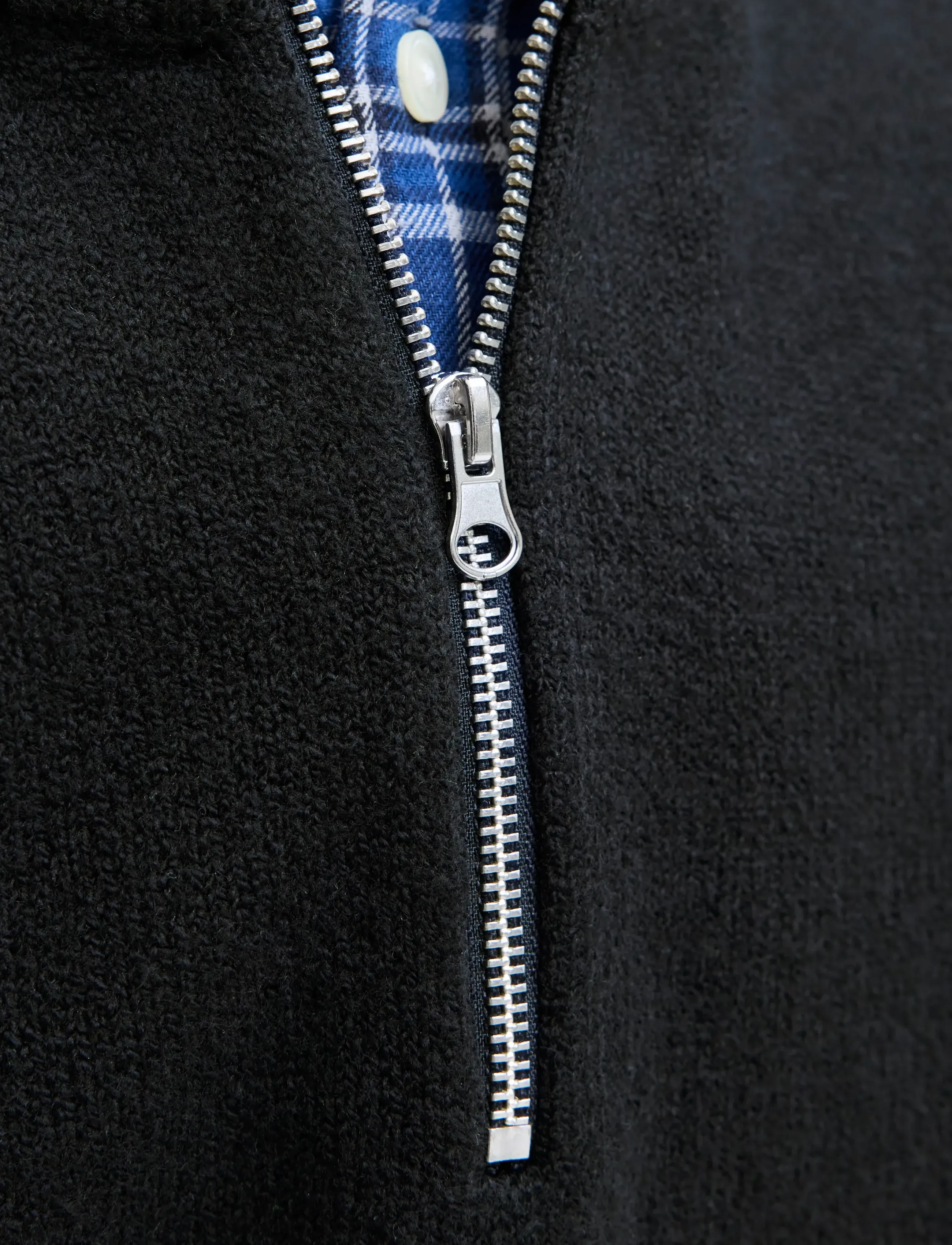 Jack & Jones - JORNORREBRO KNIT HALF ZIP JNR - trøjer - black - 5
