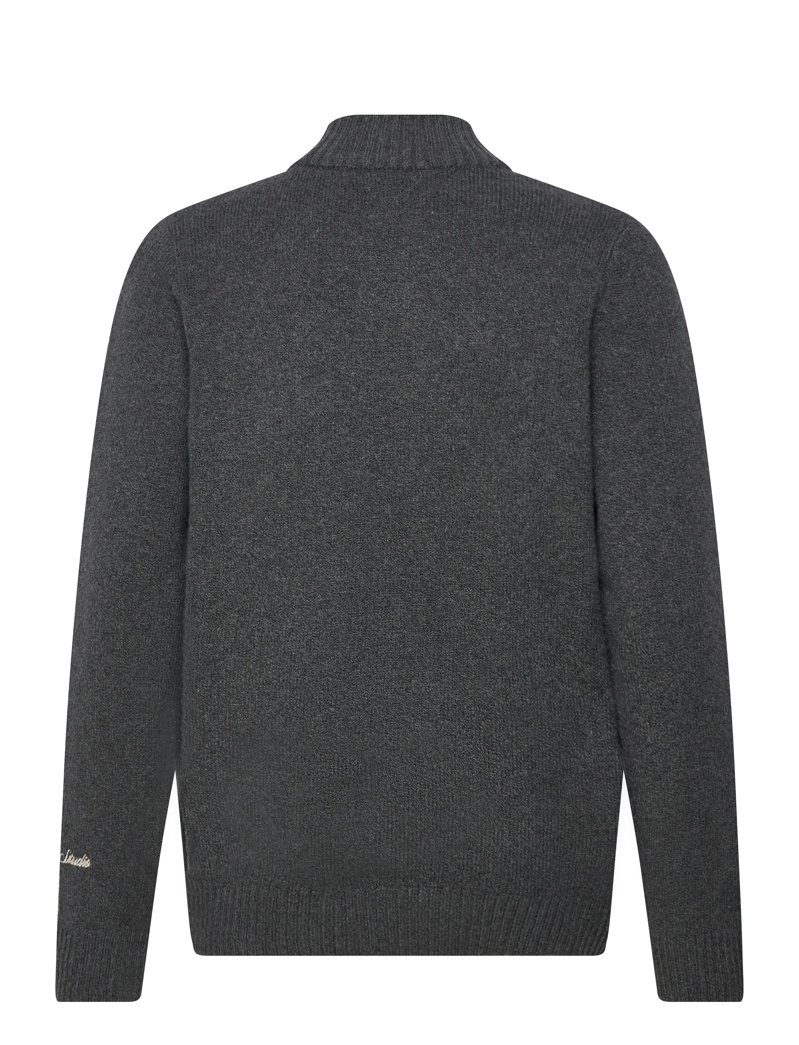 Jack & Jones - JORNORREBRO KNIT HALF ZIP JNR - peysur - dark grey melange - 2