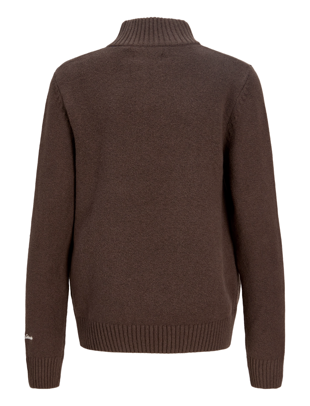 Jack & Jones - JORNORREBRO KNIT HALF ZIP JNR - trøjer - mulch - 1