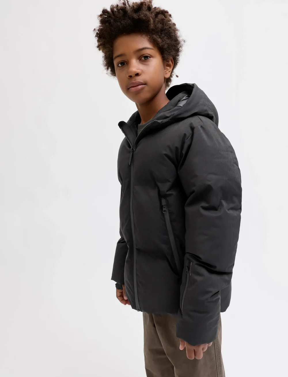 Jack & Jones - JCOFUSION TECHNICAL PUFFER JACKET JNR - winterjacke - black - 5