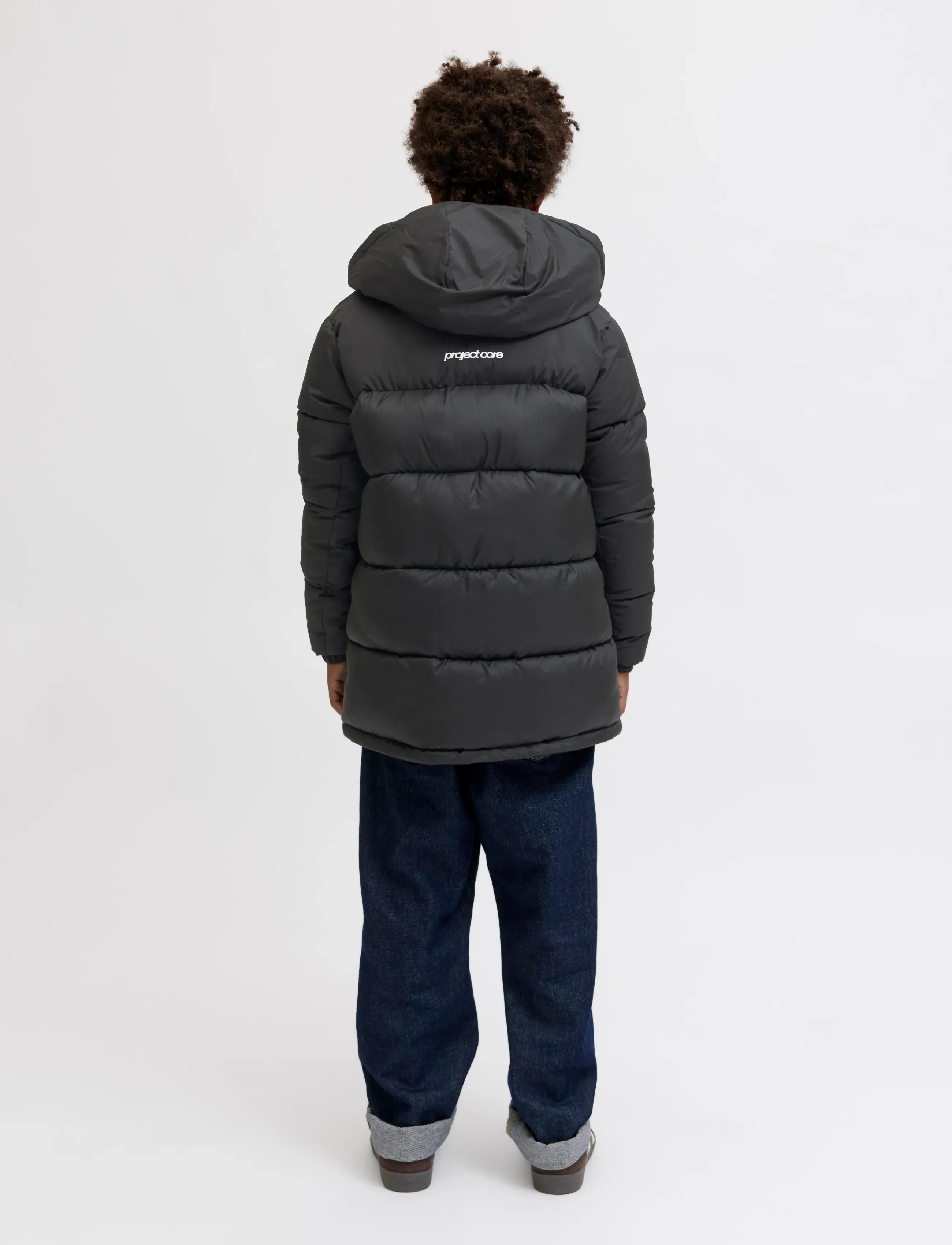 Jack & Jones - JCOUNION LONG PUFFER JACKET JNR - winterjacke - black - 3