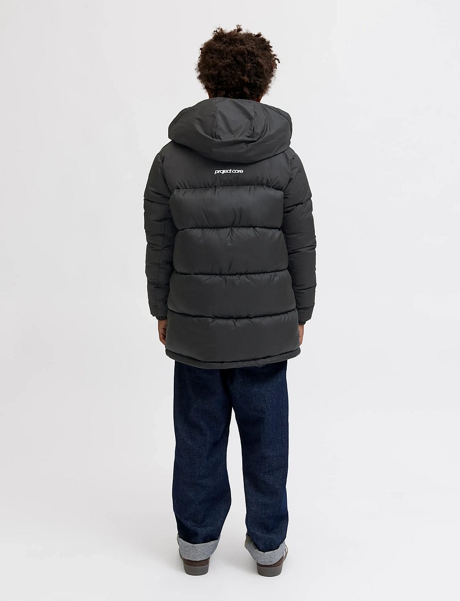 Jack & Jones - JCOUNION LONG PUFFER JACKET JNR - winterjacke - black - 3