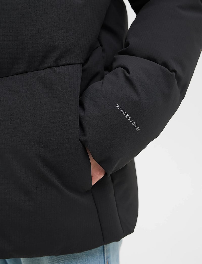 Jack & Jones - JJGLOBAL PUFFER JACKET JNR - vinterjakker - black - 3