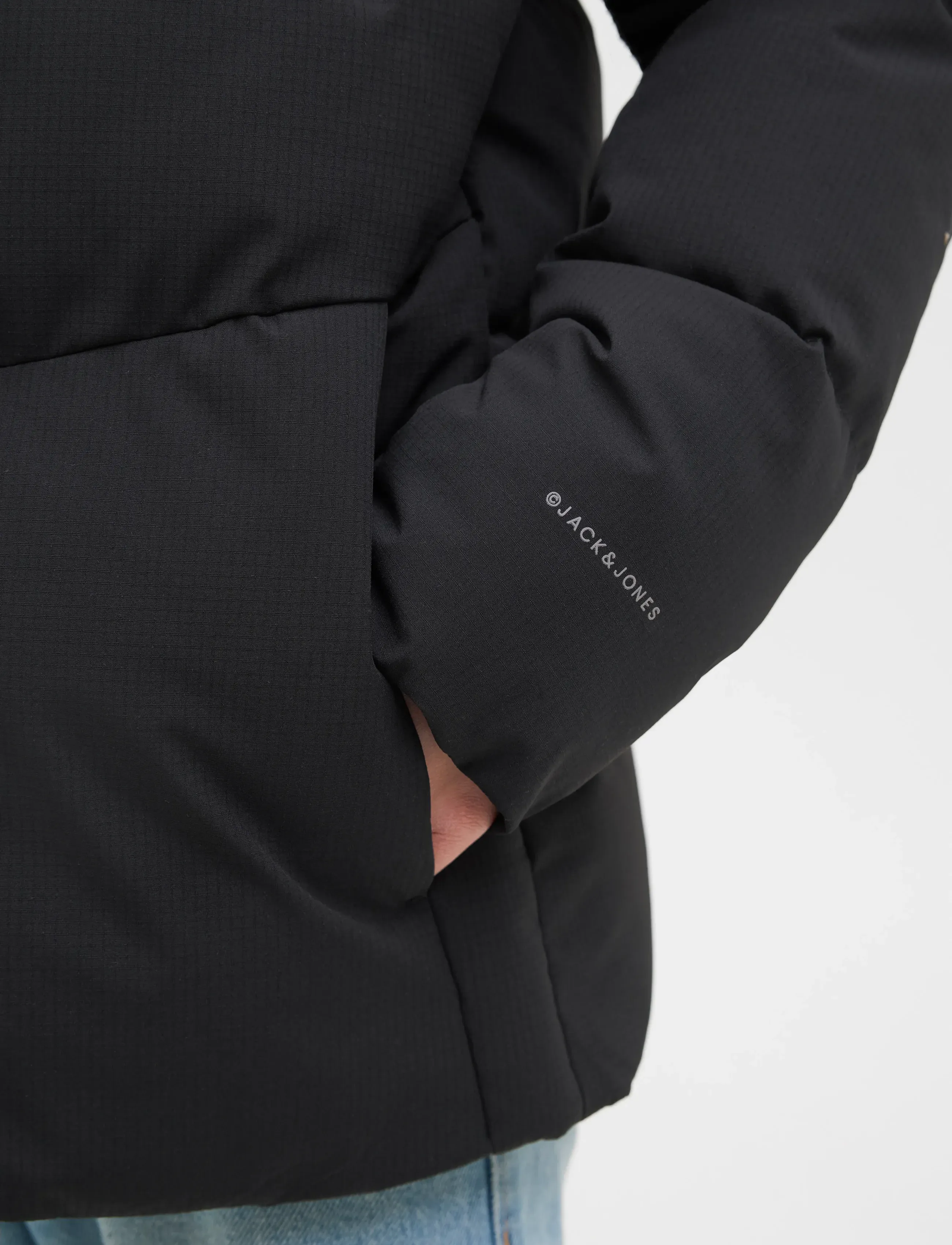 Jack & Jones - JJGLOBAL PUFFER JACKET JNR - vinterjakker - black - 3