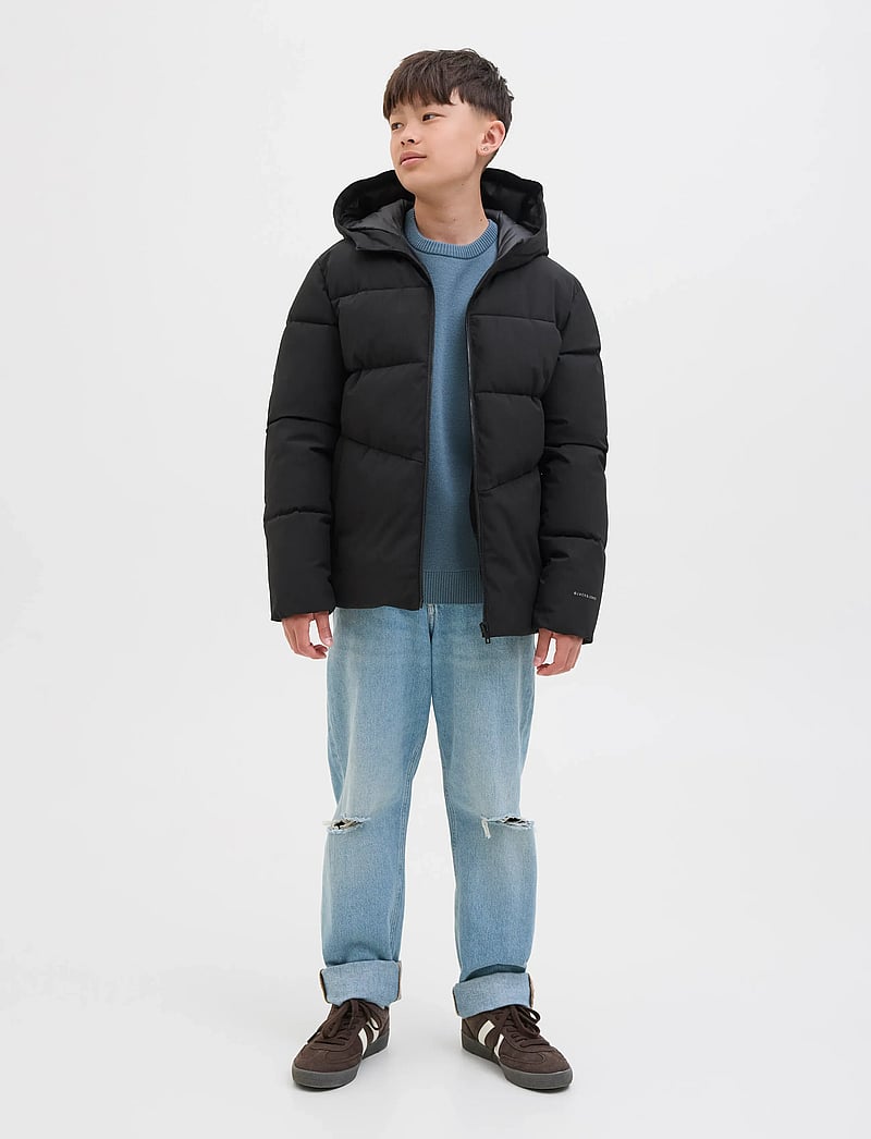 Jack & Jones - JJGLOBAL PUFFER JACKET JNR - vinterjakker - black - 5