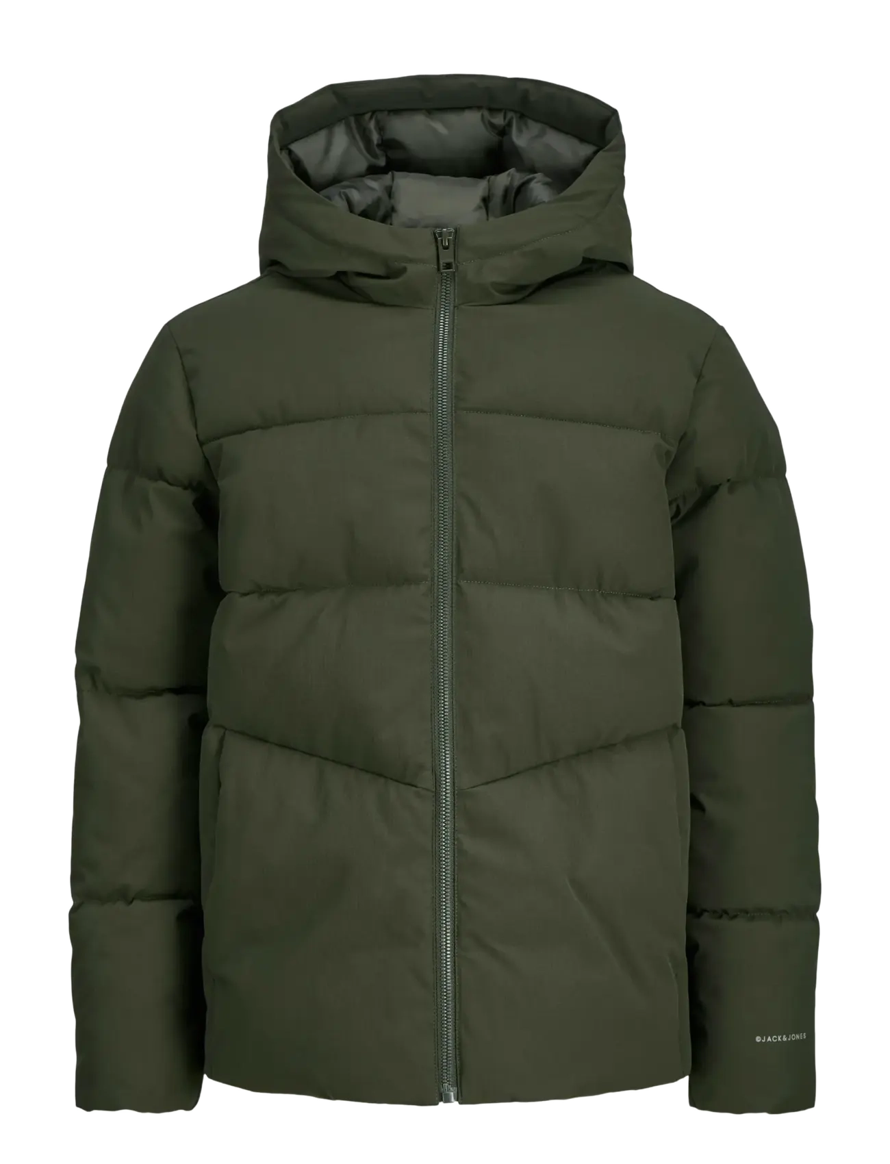 JACK & JONES Jjglobal Puffer Jacke Jnr Grün - 152 - Kinder