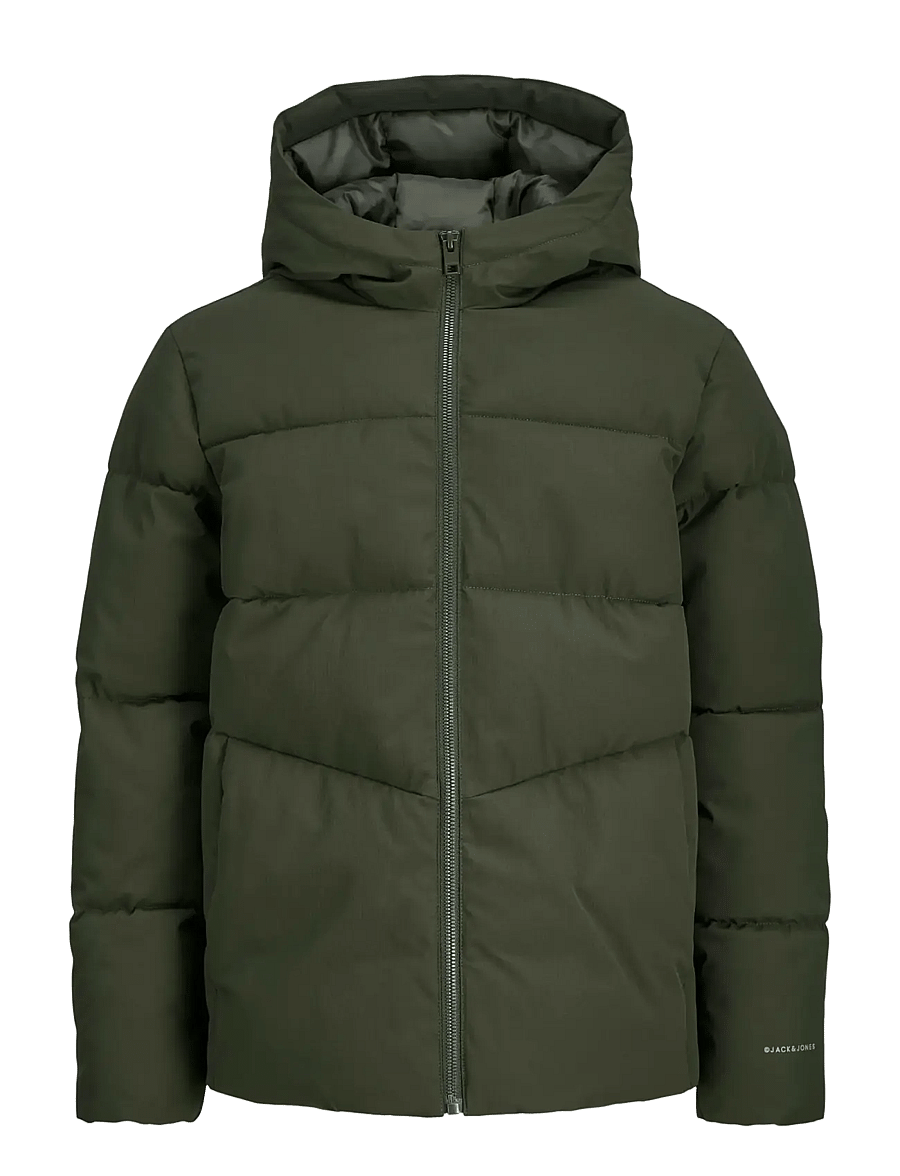 Jack & Jones - JJGLOBAL PUFFER JACKET JNR - vinterjakker - rosin - 1
