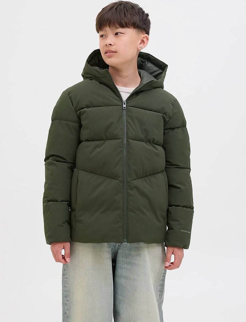 Jack & Jones - JJGLOBAL PUFFER JACKET JNR - winterjacke - rosin - 0