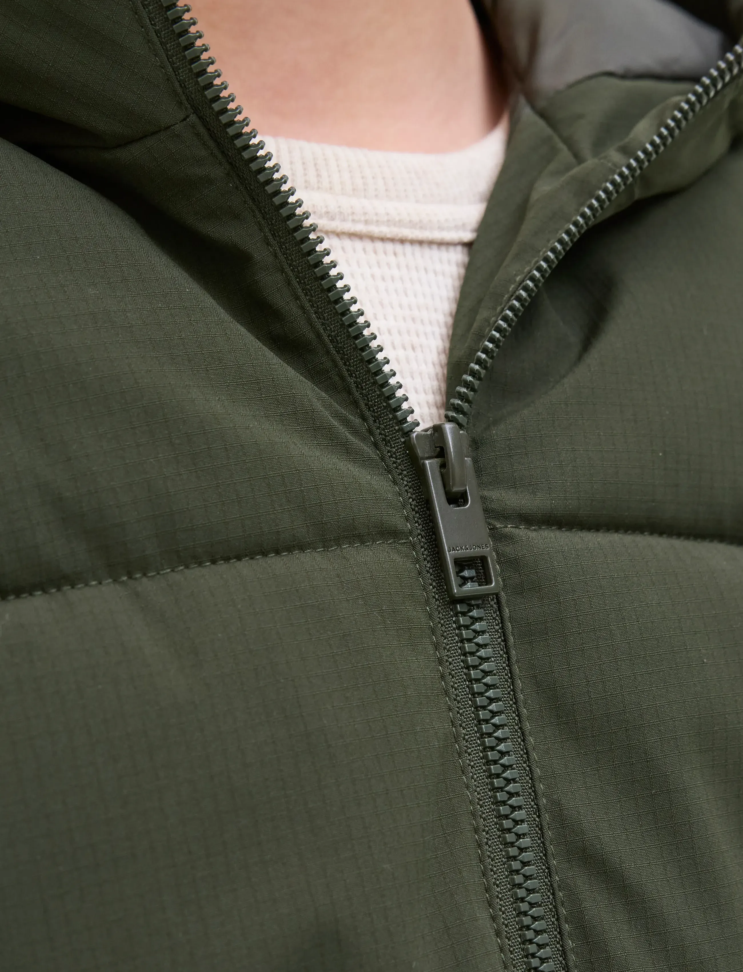 Jack & Jones - JJGLOBAL PUFFER JACKET JNR - vinterjakker - rosin - 5