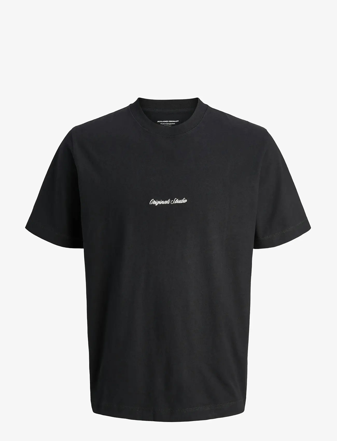 Jack & Jones - JORNORREBRO EMB TEE SS CN NOOS JNR - kurzärmelige - black - 1