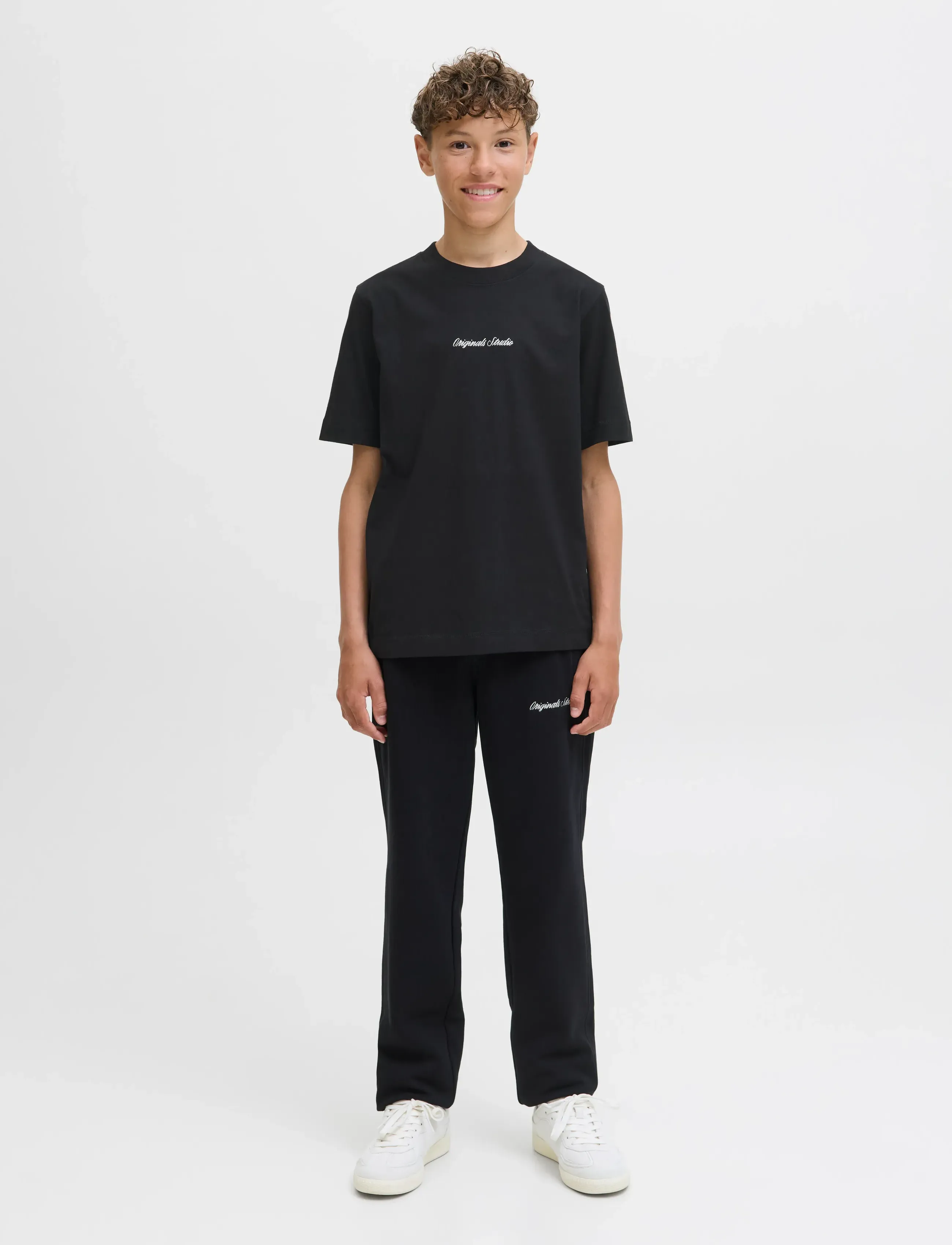 Jack & Jones - JORNORREBRO EMB TEE SS CN NOOS JNR - kurzärmelige - black - 3
