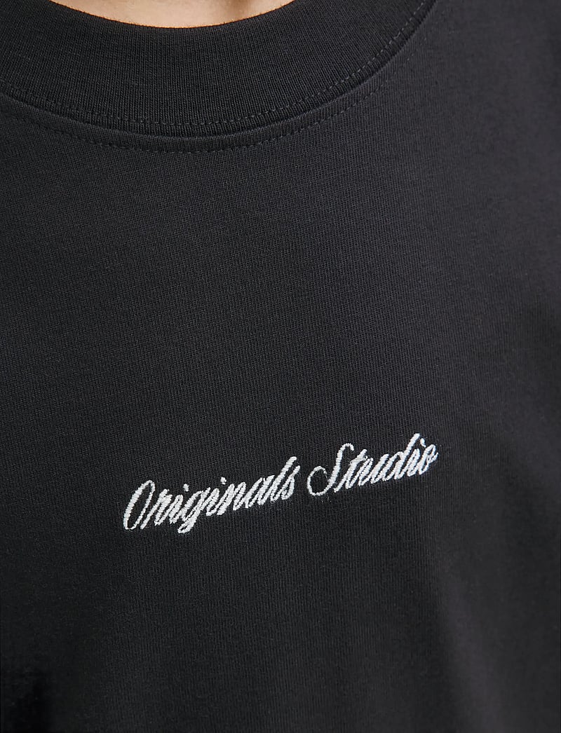 Jack & Jones - JORNORREBRO EMB TEE SS CN NOOS JNR - kurzärmelige - black - 4
