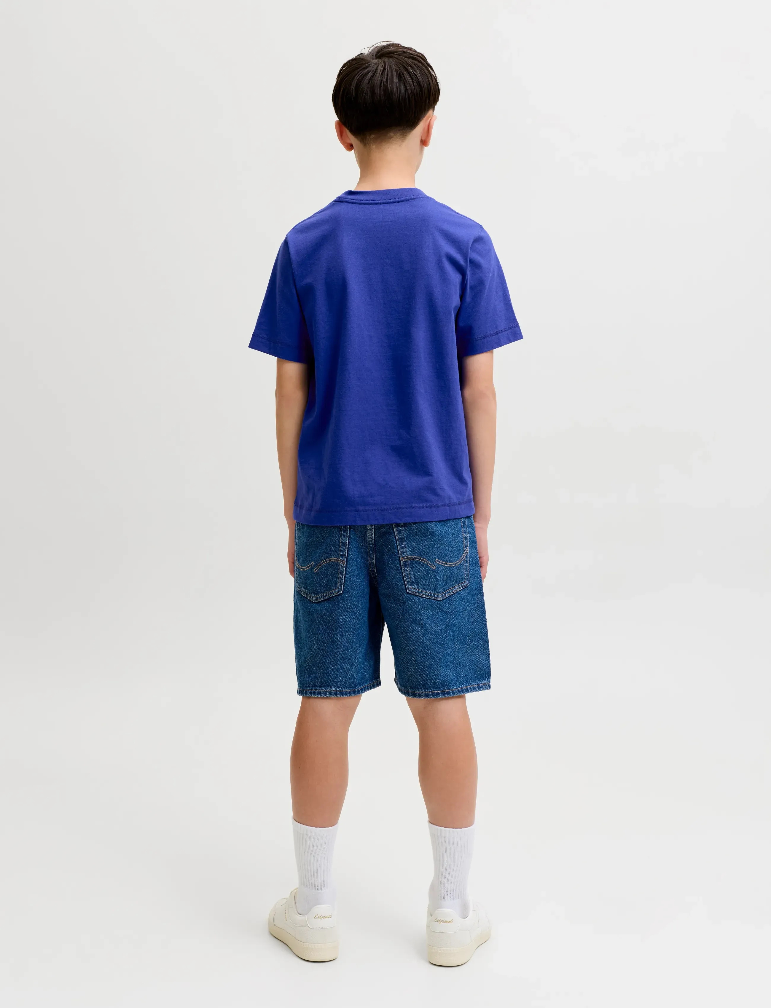 Jack & Jones - JORNORREBRO EMB TEE SS CN NOOS JNR - kortærmede t-shirts - bluing - 3