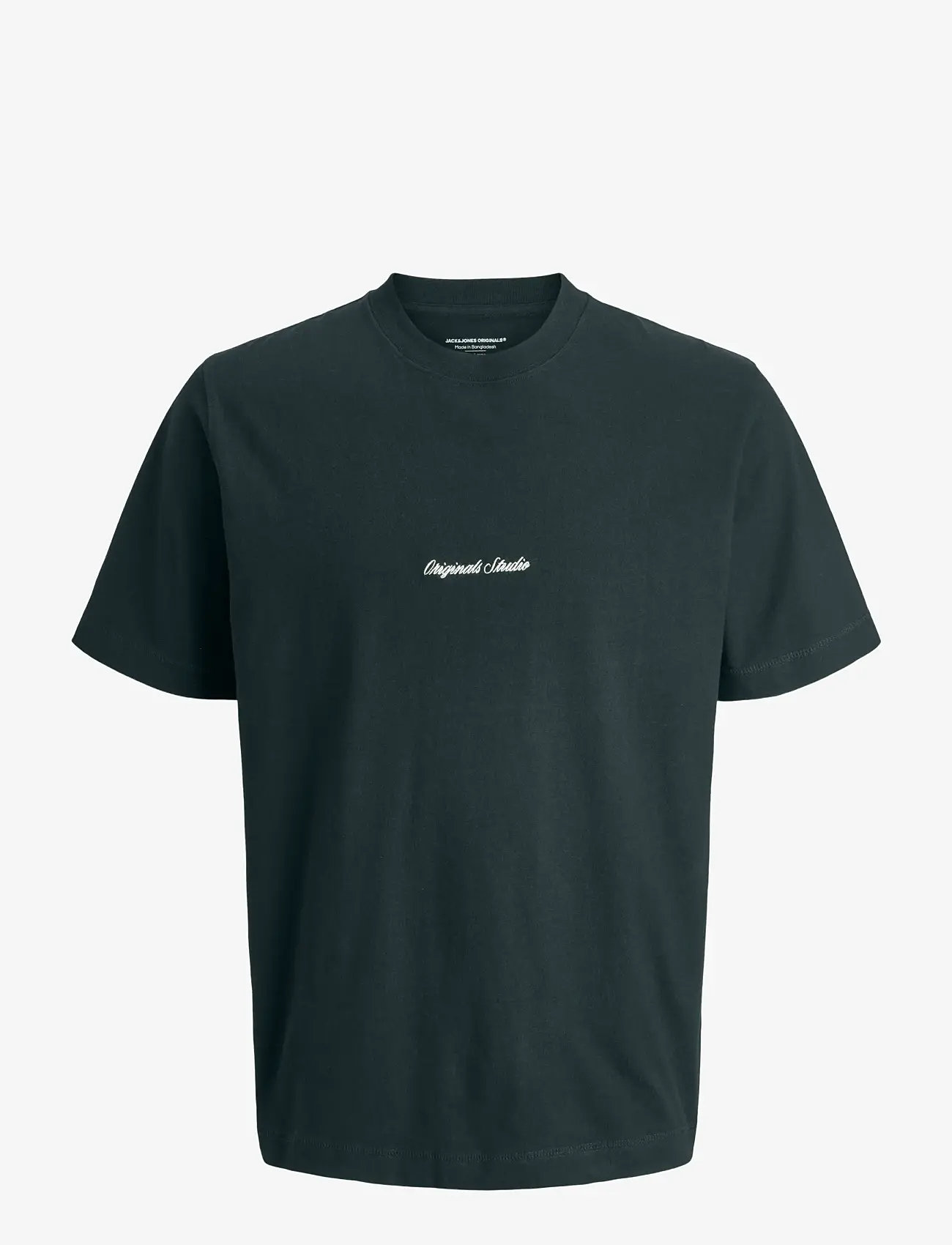 Jack & Jones - JORNORREBRO EMB TEE SS CN NOOS JNR - marškinėliai trumpomis rankovėmis - forest river - 1