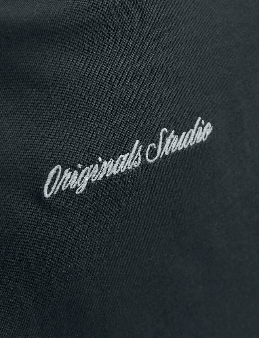 Jack & Jones - JORNORREBRO EMB TEE SS CN NOOS JNR - t-krekli ar īsām piedurknēm - forest river - 4