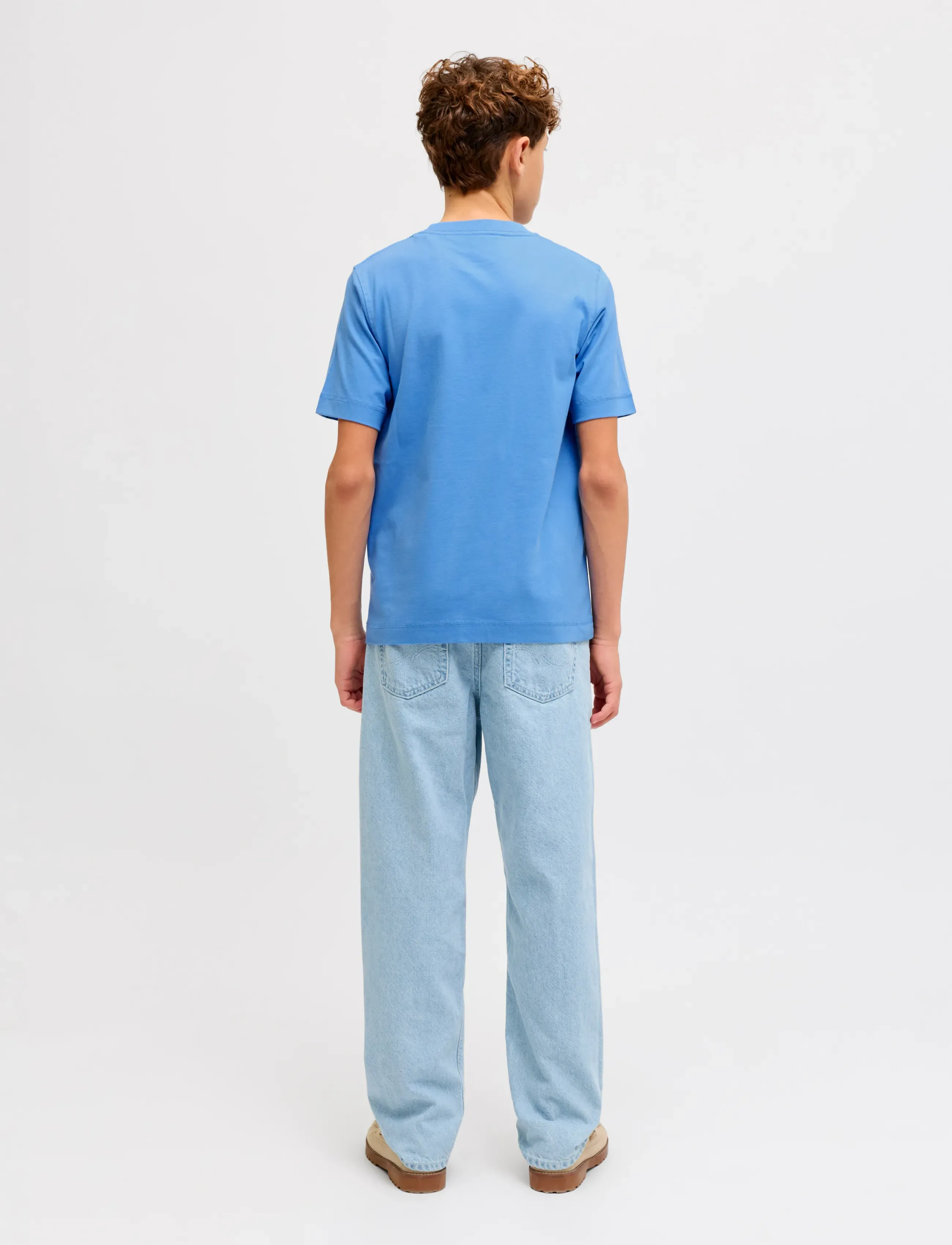 Jack & Jones - JORNORREBRO EMB TEE SS CN NOOS JNR - t-shirts à manches courtes - marina - 2