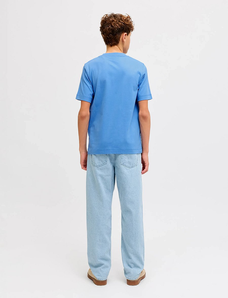Jack & Jones - JORNORREBRO EMB TEE SS CN NOOS JNR - kurzärmelige - marina - 2