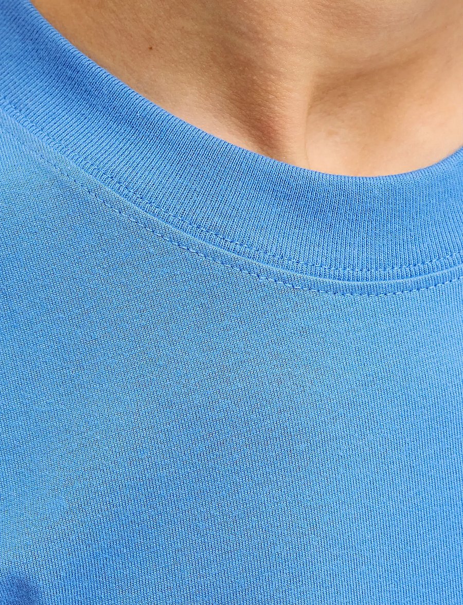 Jack & Jones - JORNORREBRO EMB TEE SS CN NOOS JNR - kurzärmelige - marina - 4