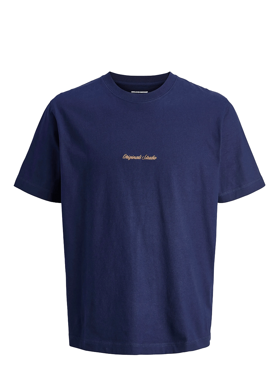 Jack & Jones - JORNORREBRO EMB TEE SS CN NOOS JNR - lühikeste varrukatega t-särgid - ocean cavern - 1