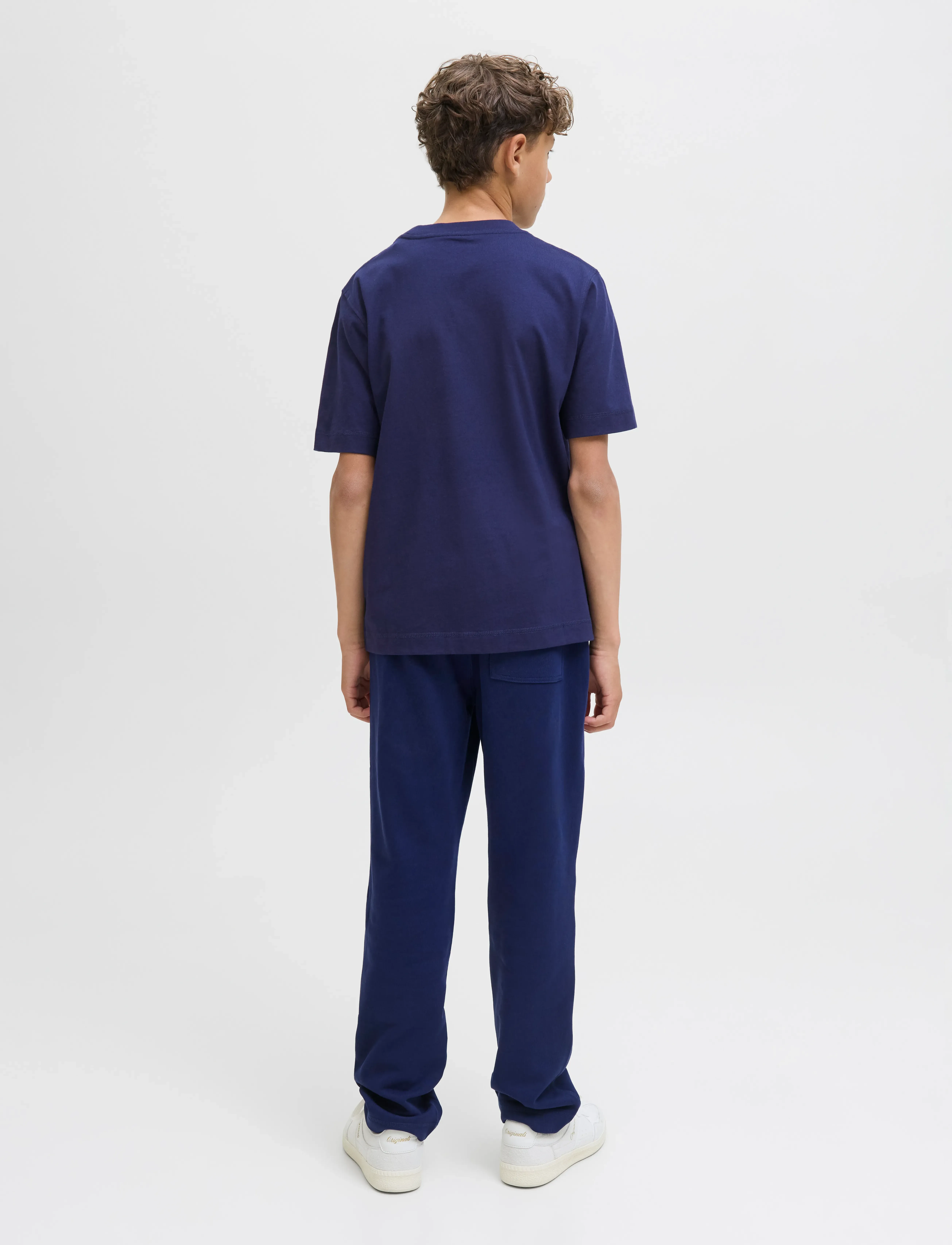 Jack & Jones - JORNORREBRO EMB TEE SS CN NOOS JNR - kurzärmelige - ocean cavern - 2