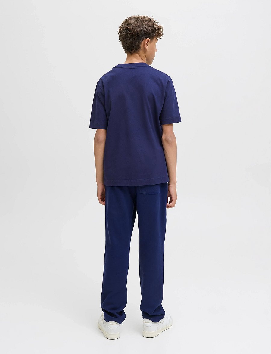 Jack & Jones - JORNORREBRO EMB TEE SS CN NOOS JNR - kurzärmelige - ocean cavern - 2