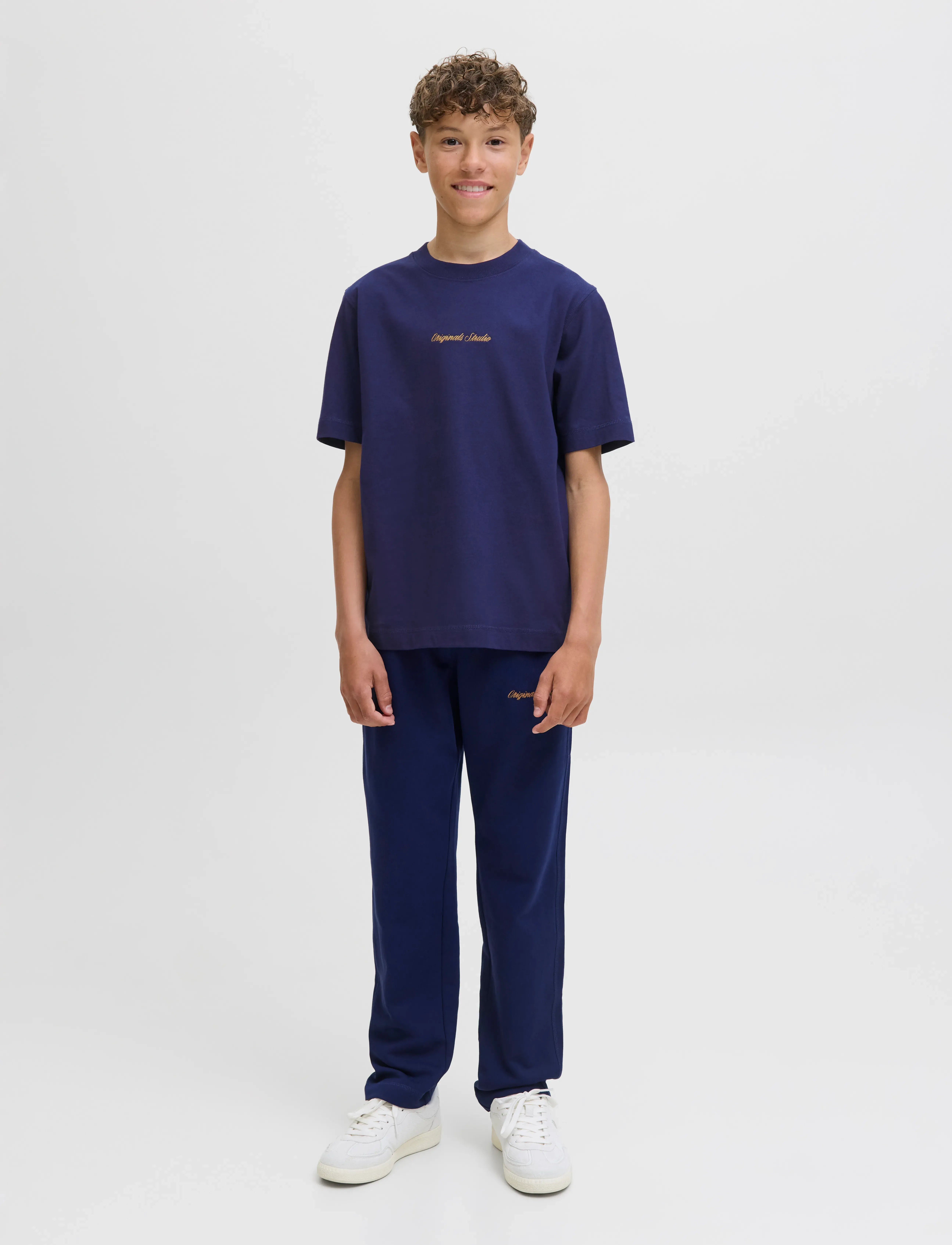 Jack & Jones - JORNORREBRO EMB TEE SS CN NOOS JNR - kurzärmelige - ocean cavern - 3