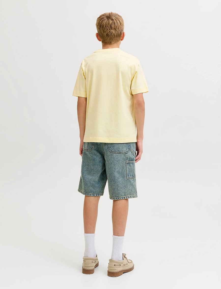 Jack & Jones - JORNORREBRO EMB TEE SS CN NOOS JNR - lühikeste varrukatega t-särgid - pastel yellow - 2
