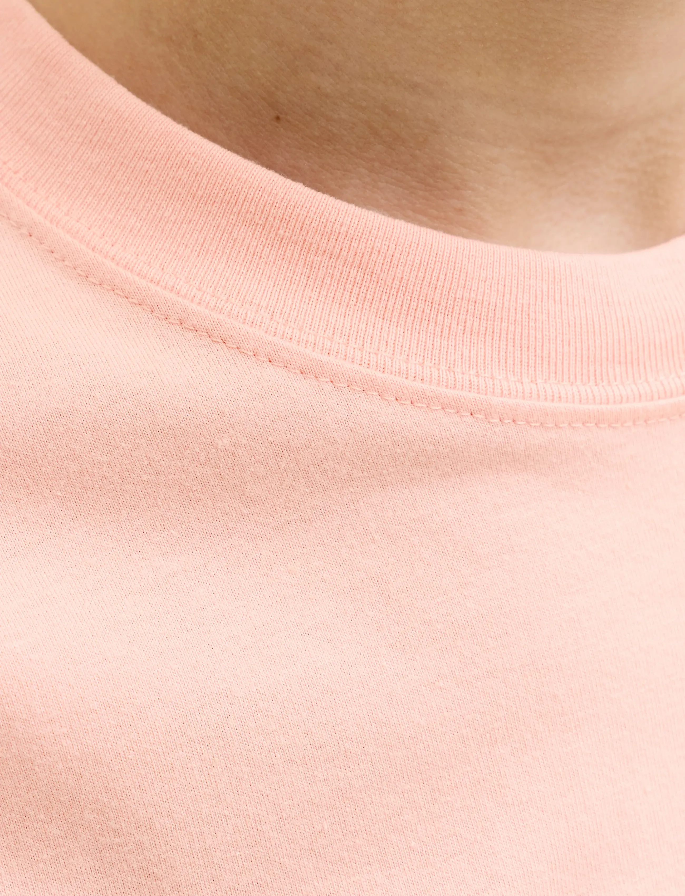 Jack & Jones - JORNORREBRO EMB TEE SS CN NOOS JNR - lühikeste varrukatega t-särgid - peach melba - 4