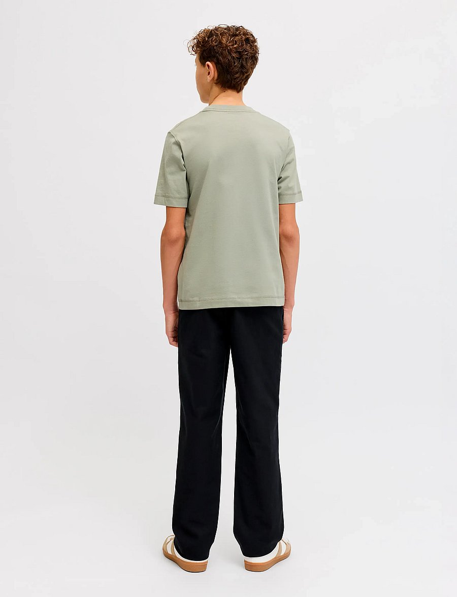 Jack & Jones - JORNORREBRO EMB TEE SS CN NOOS JNR - lühikeste varrukatega t-särgid - seagrass - 2