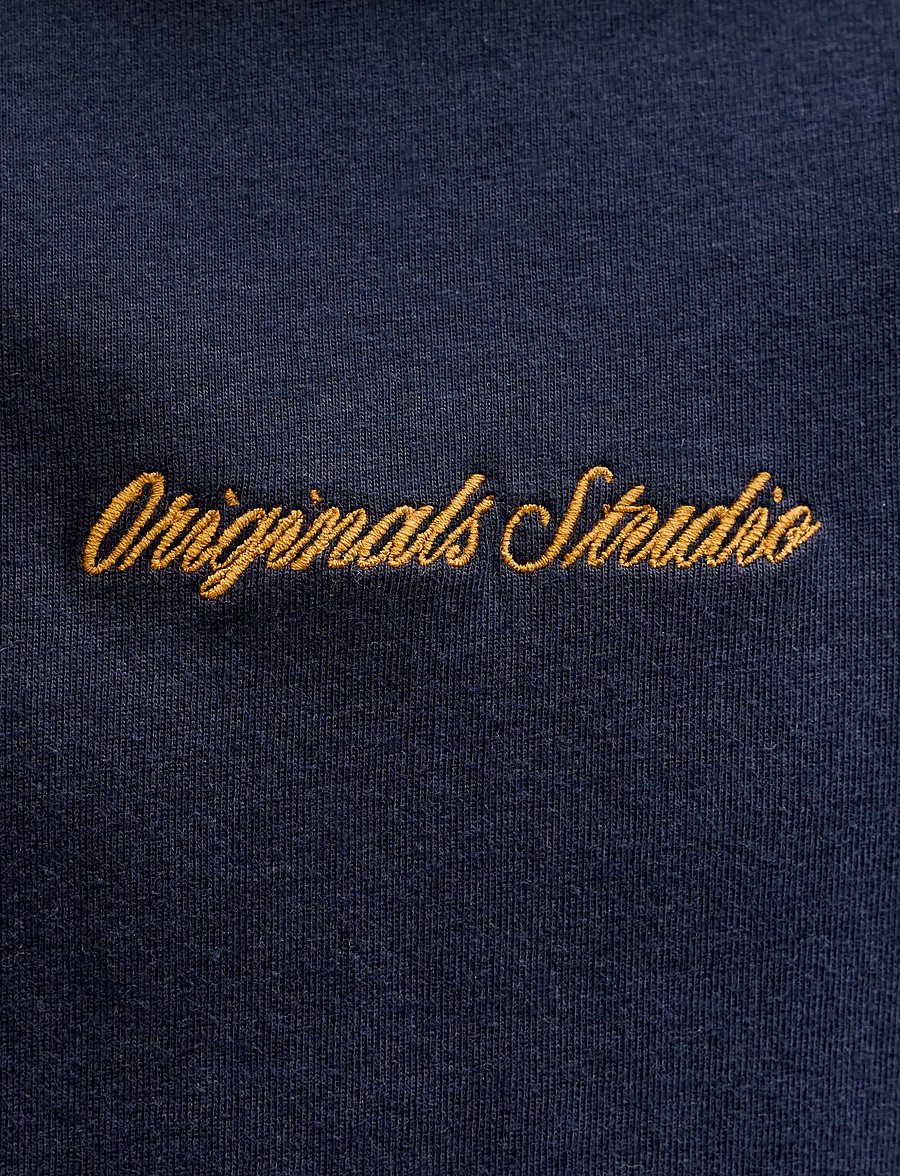 Jack & Jones - JORNORREBRO EMB TEE SS CN NOOS JNR - lühikeste varrukatega t-särgid - sky captain - 4