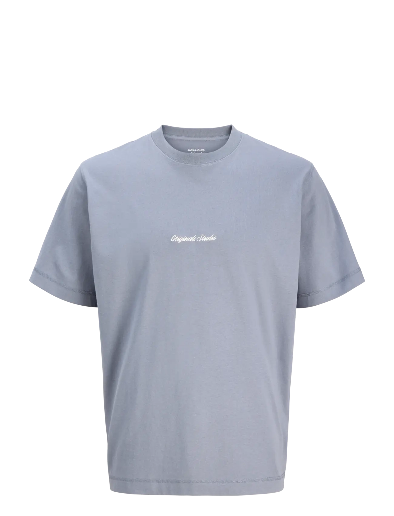 Jack & Jones JORNORREBRO EMB TEE SS CN NOOS JNR - Basplagg - TRADEWINDS / blue