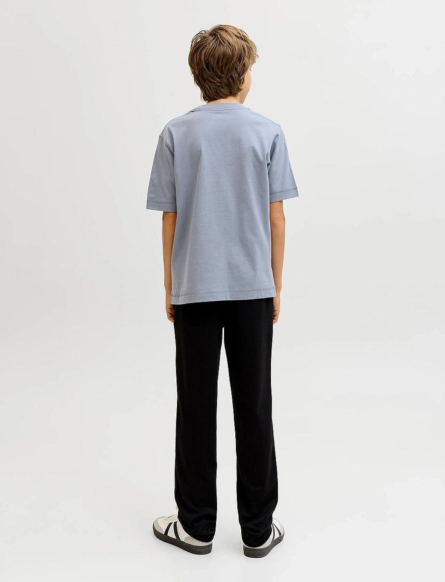 Jack & Jones - JORNORREBRO EMB TEE SS CN NOOS JNR - lühikeste varrukatega t-särgid - tradewinds - 2