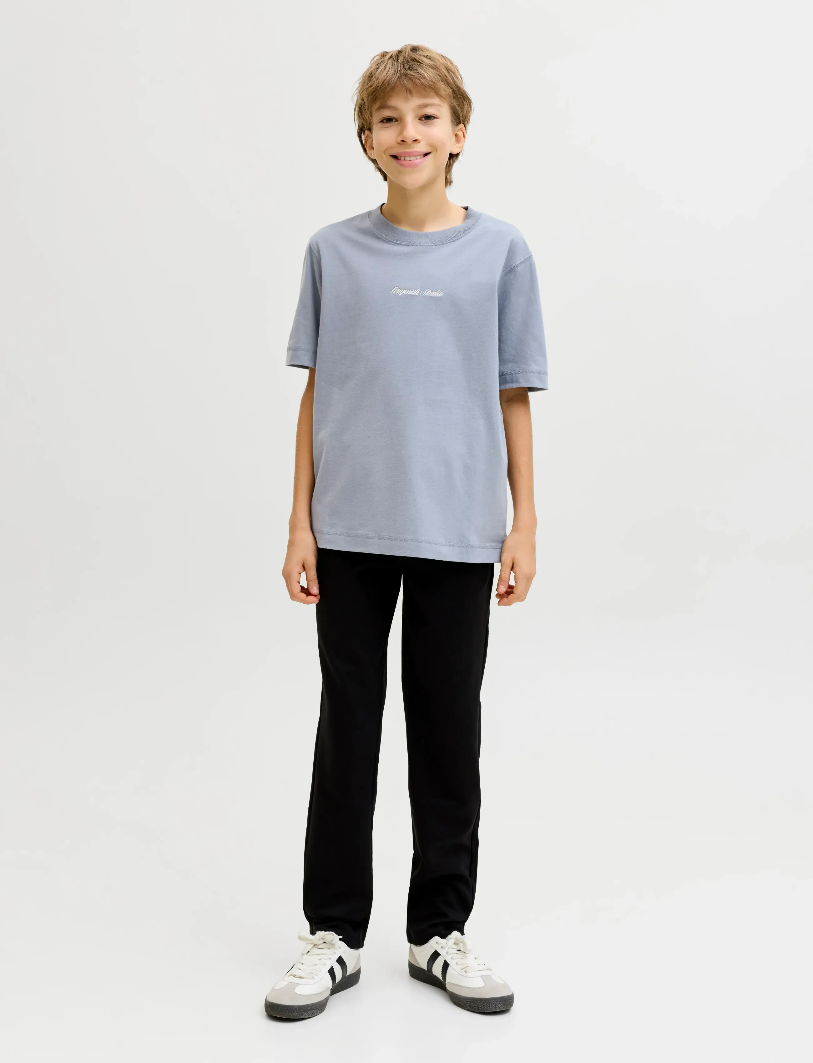 Jack & Jones - JORNORREBRO EMB TEE SS CN NOOS JNR - t-shirts à manches courtes - tradewinds - 3