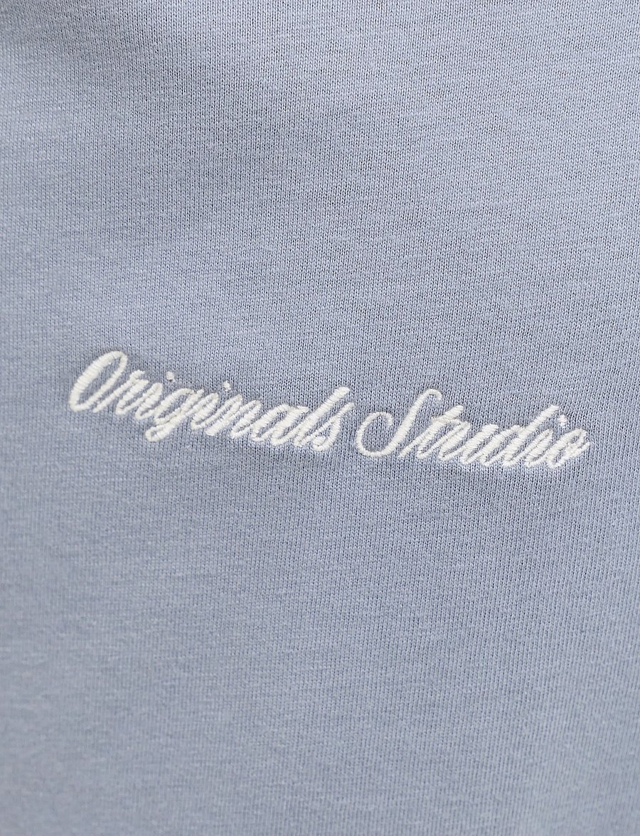 Jack & Jones - JORNORREBRO EMB TEE SS CN NOOS JNR - lühikeste varrukatega t-särgid - tradewinds - 4