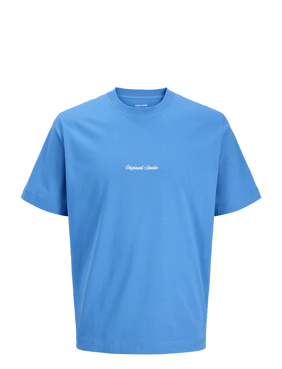 Jack & Jones - JORNORREBRO EMB TEE SS CN NOOS MNI - marškinėliai trumpomis rankovėmis - marina - 0
