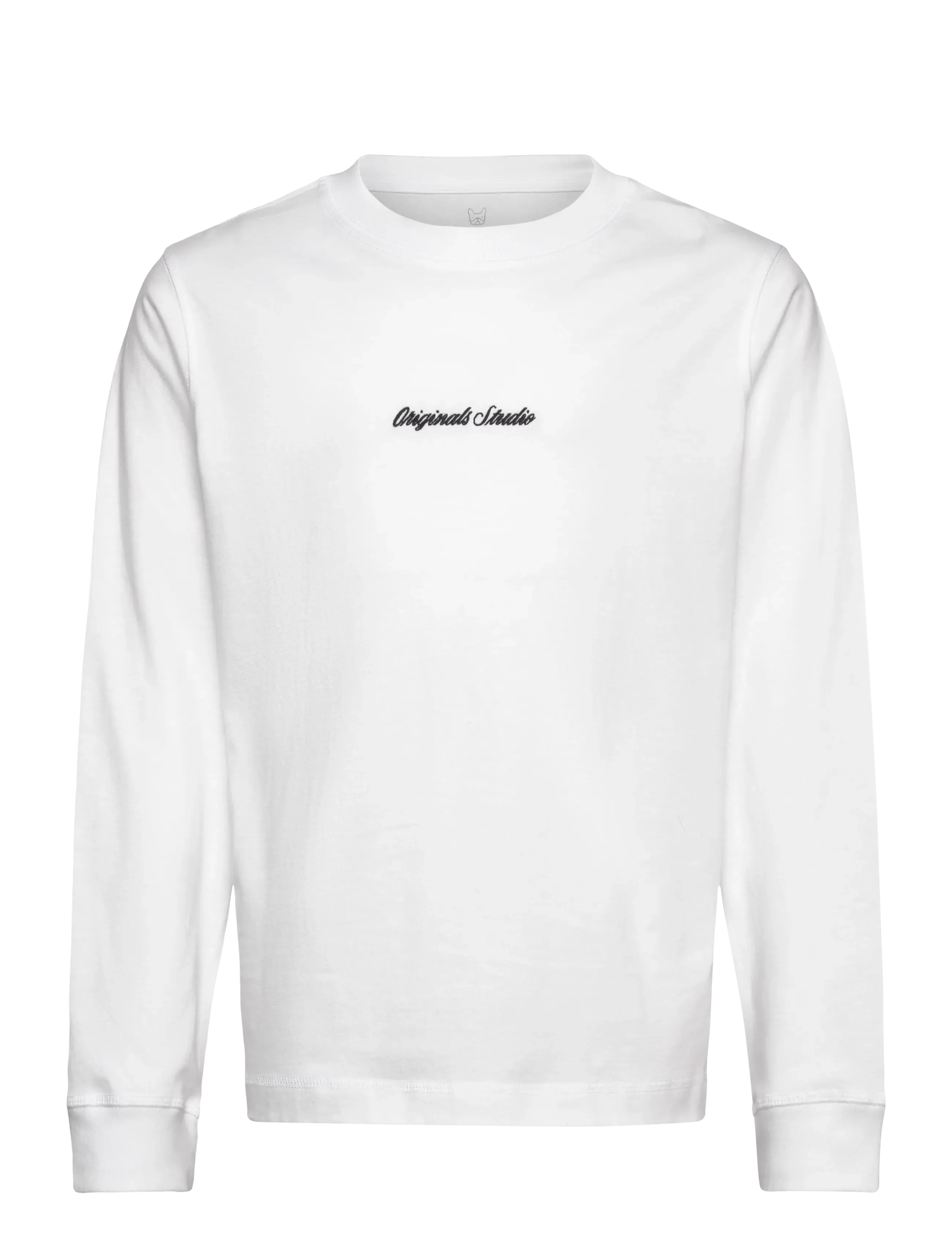 Jack & Jones JORNORREBRO EMB TEE LS CREW NECK JNR - Tøj - BRIGHT WHITE / white