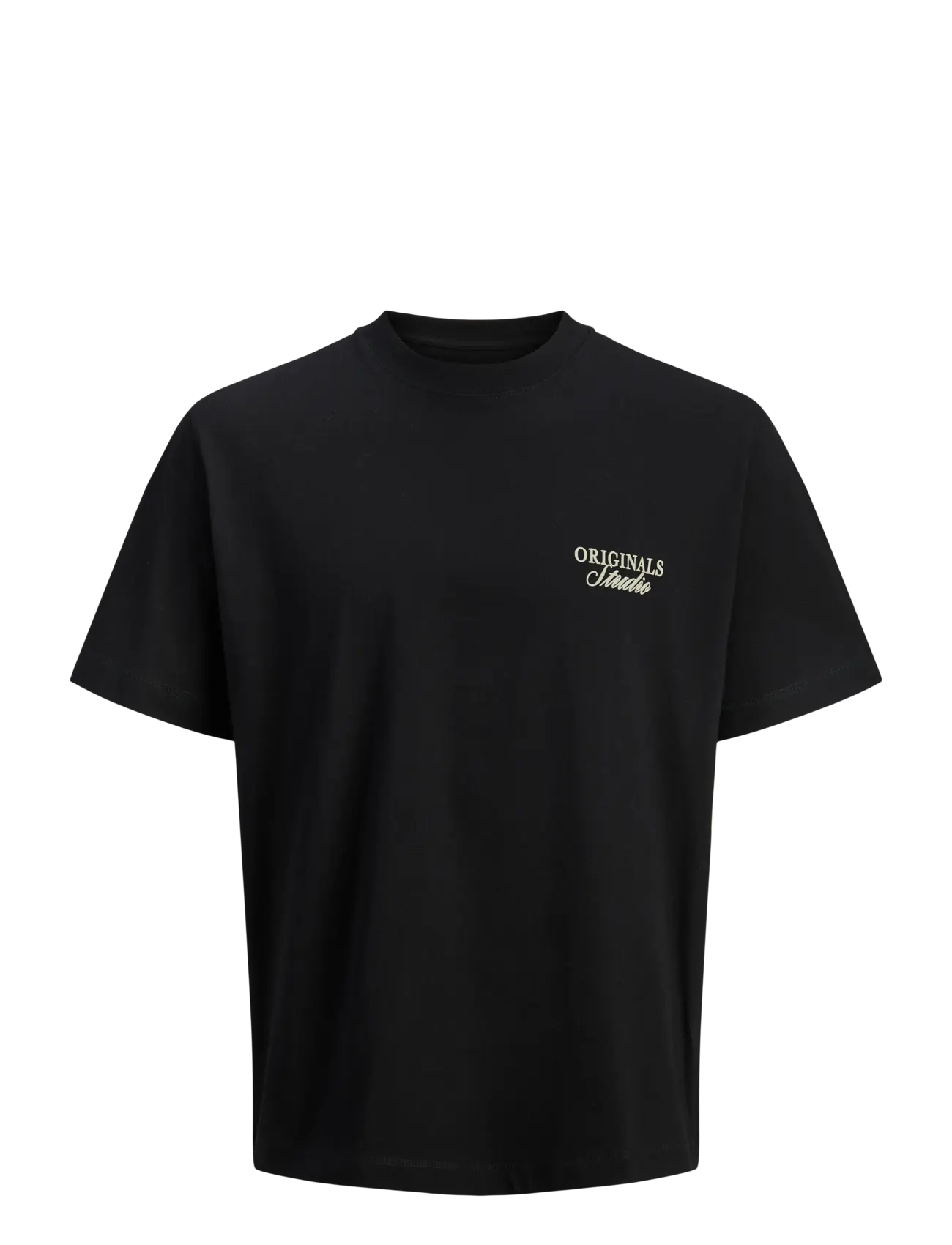 JORNORREBRO TYPO TEE SS CREW NECK SN JNR - BLACK