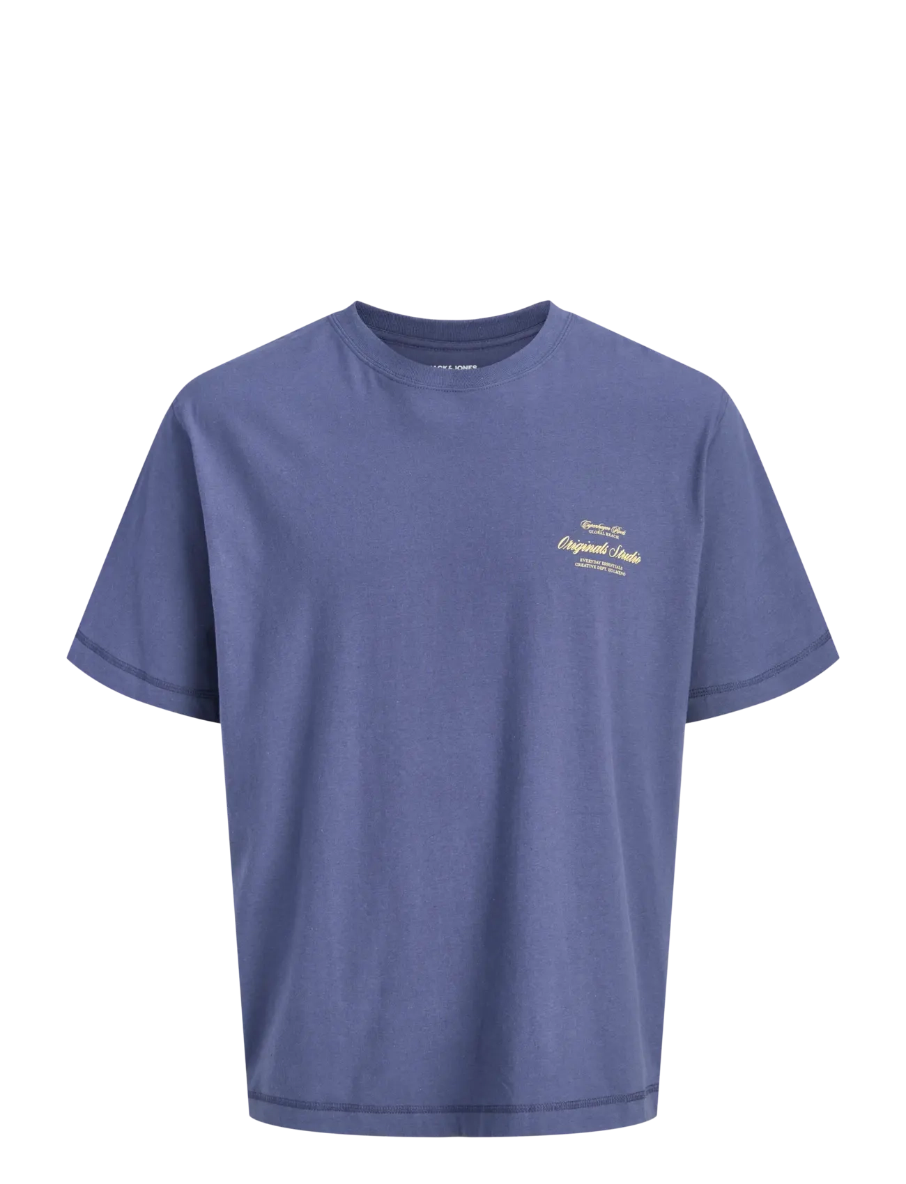 Jack & Jones JORNORREBRO TYPO TEE SS CREW NECK SN JNR - Jack & Jones Junior - CROWN BLUE / blue