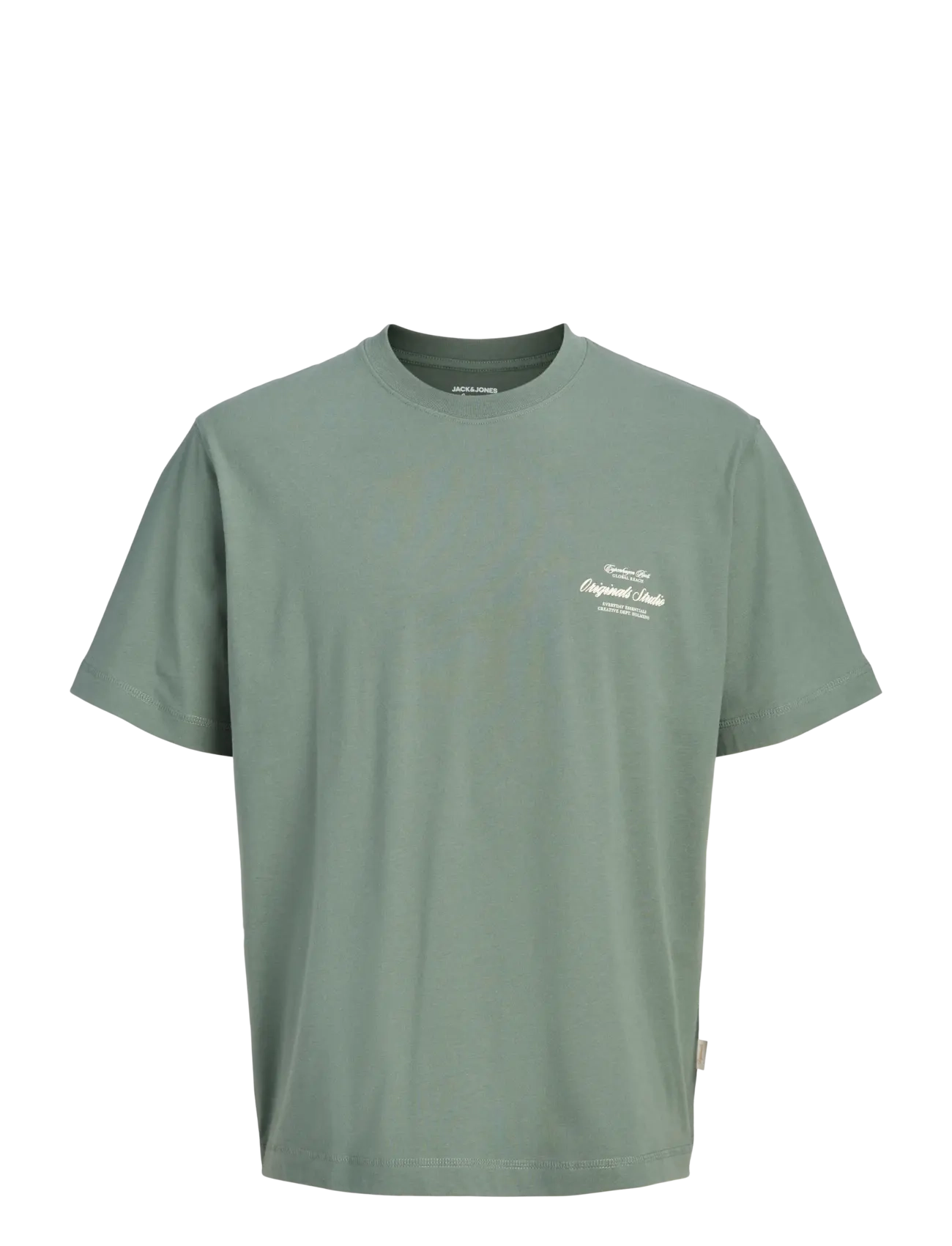 Jack & Jones JORNORREBRO TYPO TEE SS CREW NECK SN JNR - Jack & Jones Junior - LAUREL WREATH / green