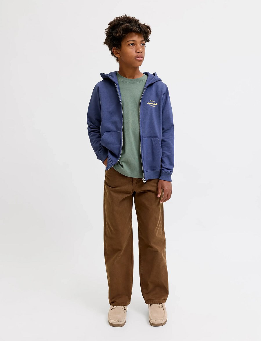 Jack & Jones - JORNORREBRO TYPO TEE SS CREW NECK SN JNR - kortærmede t-shirts - laurel wreath - 4