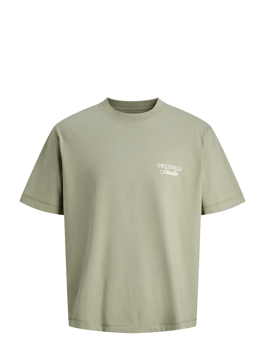 Jack & Jones - JORNORREBRO TYPO TEE SS CREW NECK SN JNR - marškinėliai trumpomis rankovėmis - seagrass - 1