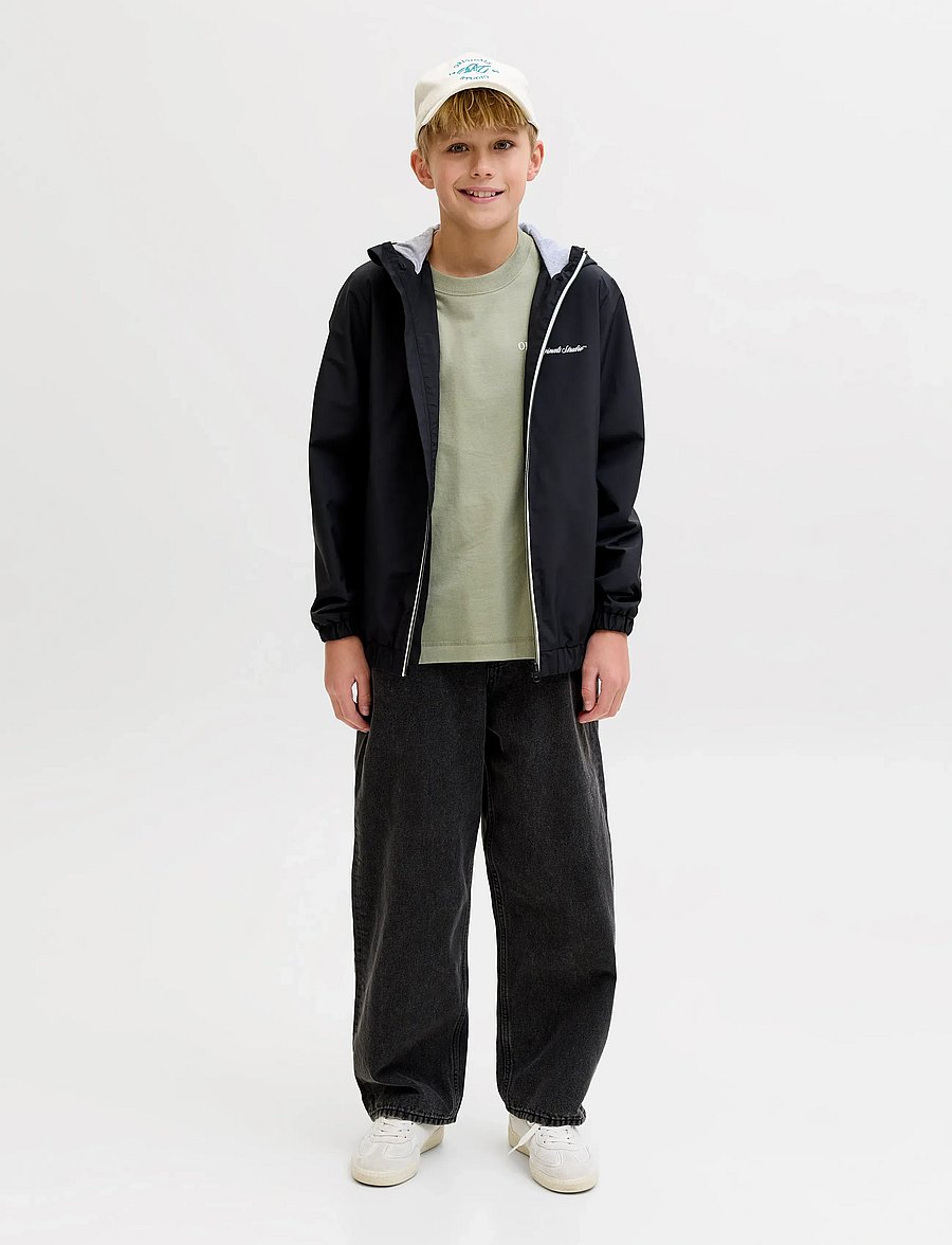 Jack & Jones - JORNORREBRO TYPO TEE SS CREW NECK SN JNR - marškinėliai trumpomis rankovėmis - seagrass - 4