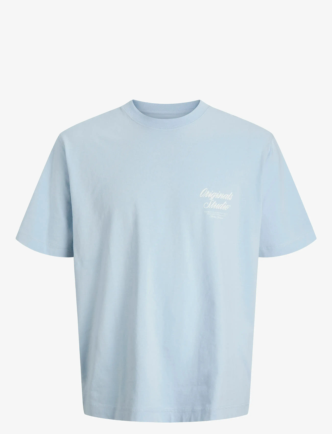 Jack & Jones - JORNORREBRO TYPO TEE SS CREW NECK SN JNR - short-sleeved t-shirts - skyway - 1