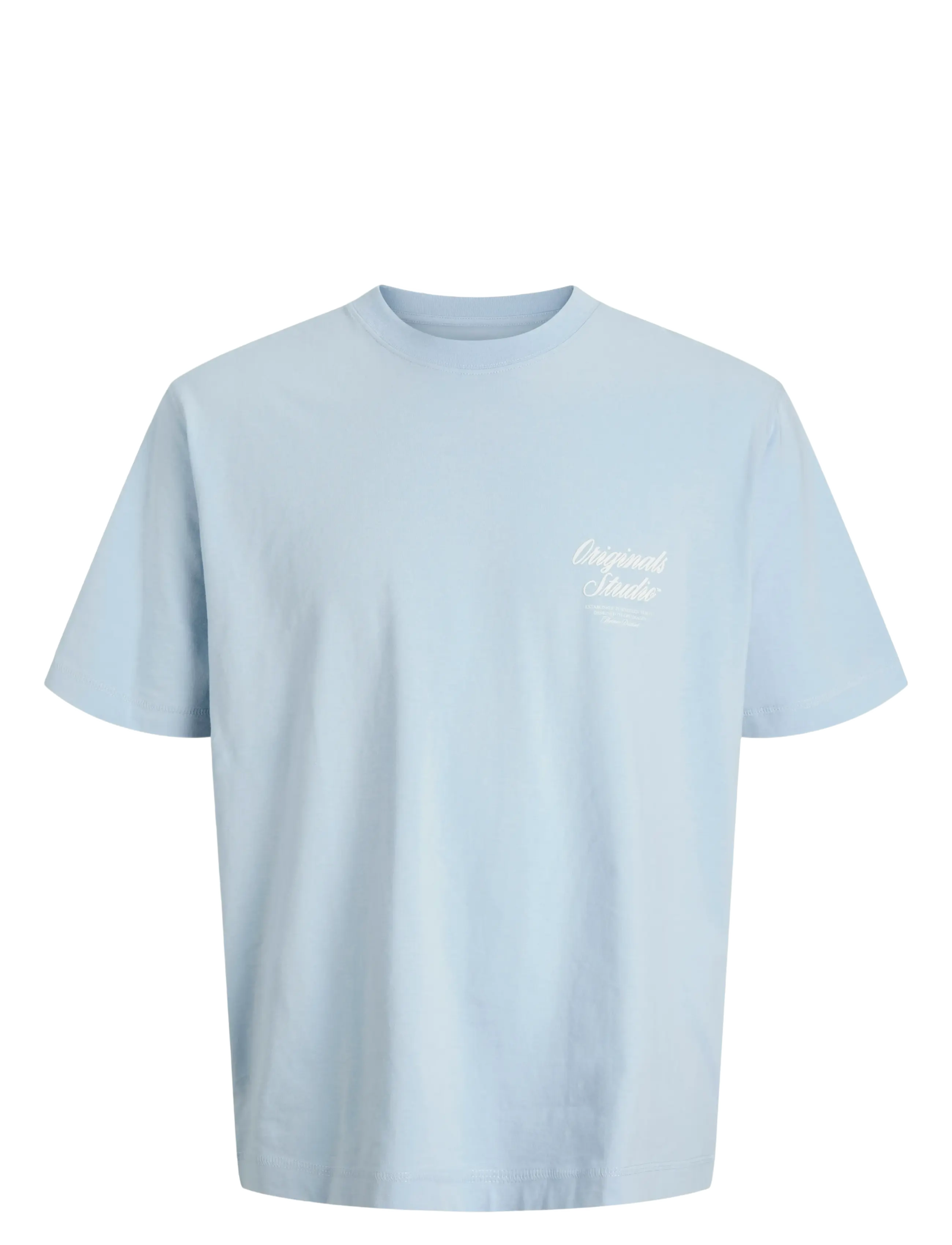 Jack & Jones JORNORREBRO TYPO TEE SS CREW NECK SN JNR - 4 for 3 - SKYWAY / blue