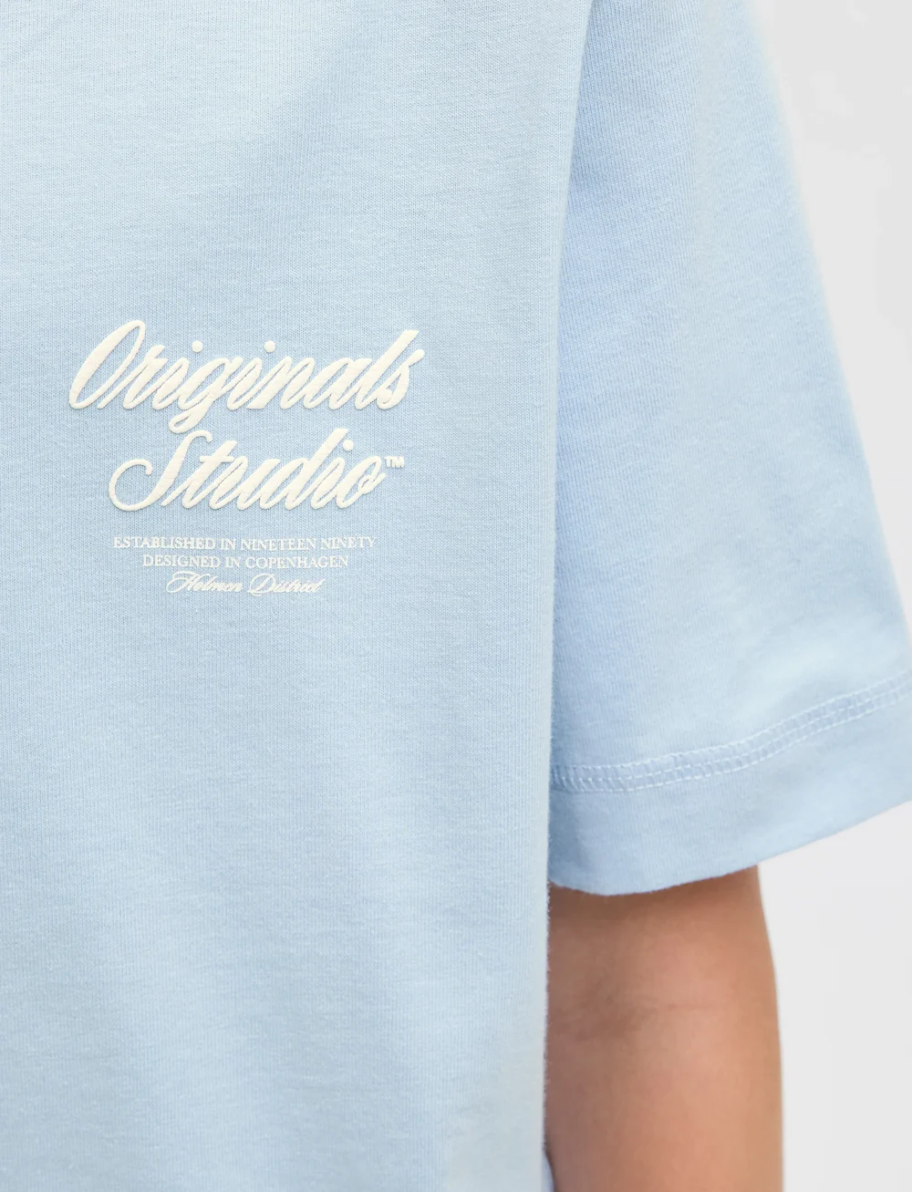 Jack & Jones - JORNORREBRO TYPO TEE SS CREW NECK SN JNR - kurzärmelige - skyway - 5