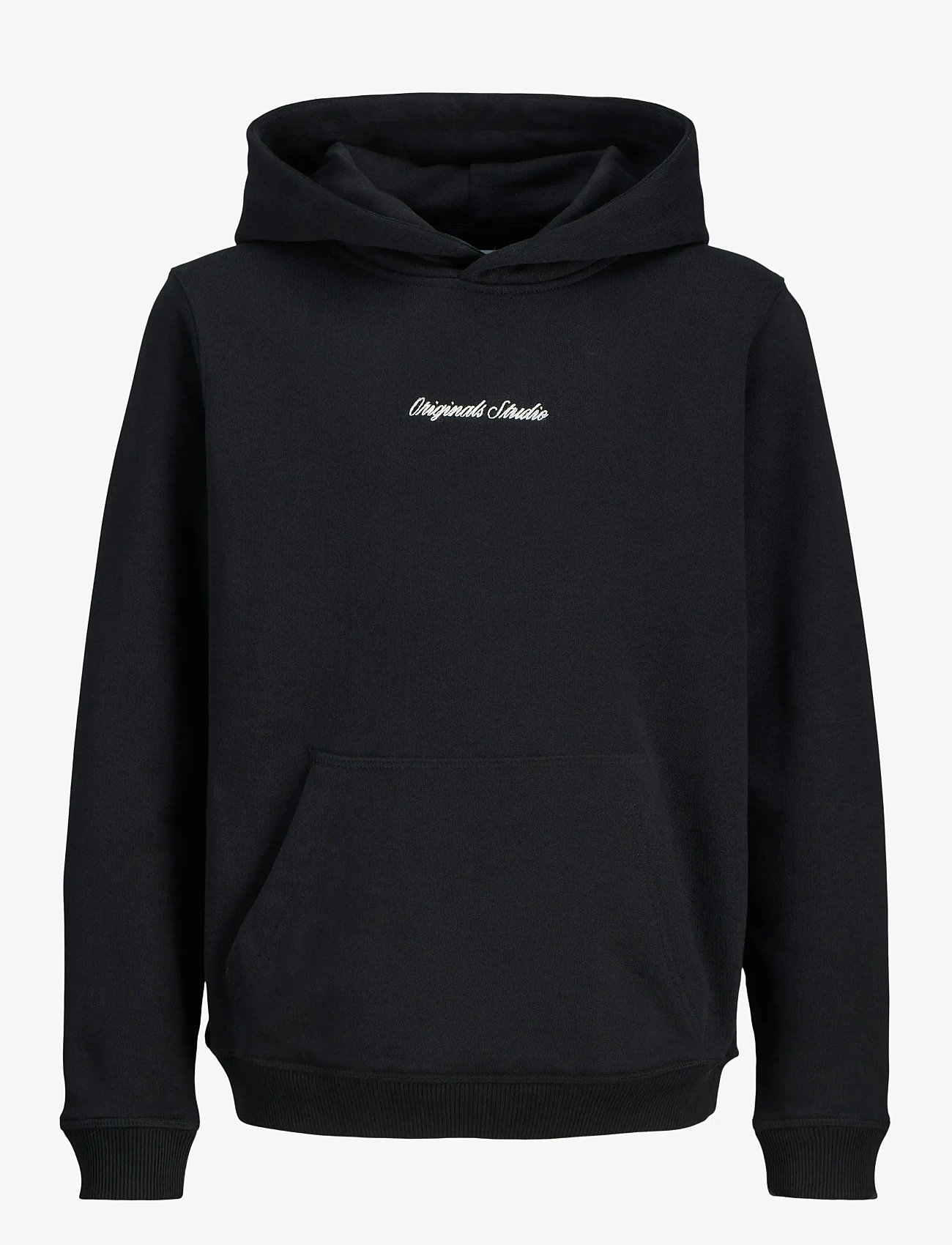 Jack & Jones - JORNORREBRO EMB SWEAT HOOD NOOS JNR - hoodies - black - 1