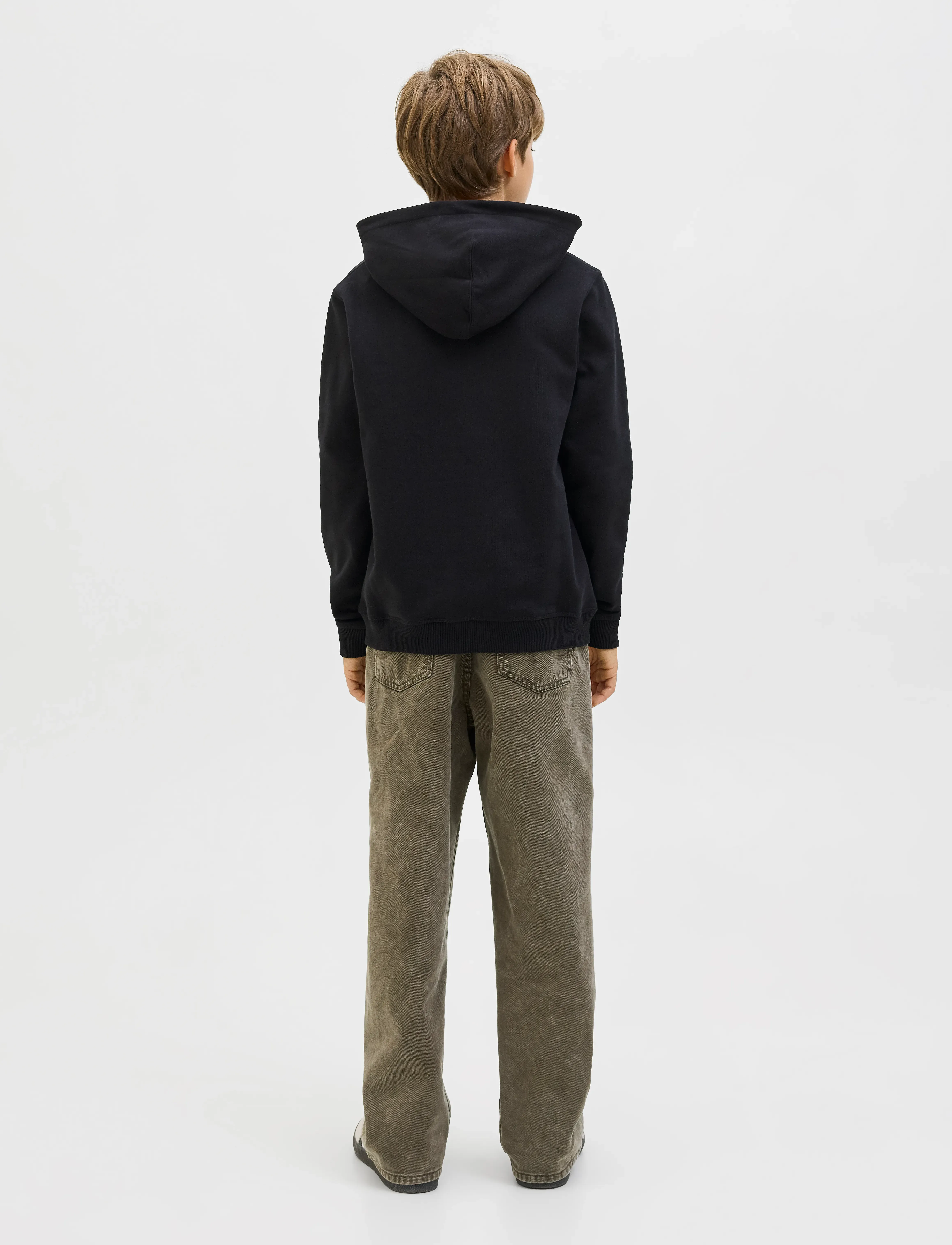 Jack & Jones - JORNORREBRO EMB SWEAT HOOD NOOS JNR - hættetrøjer - black - 2