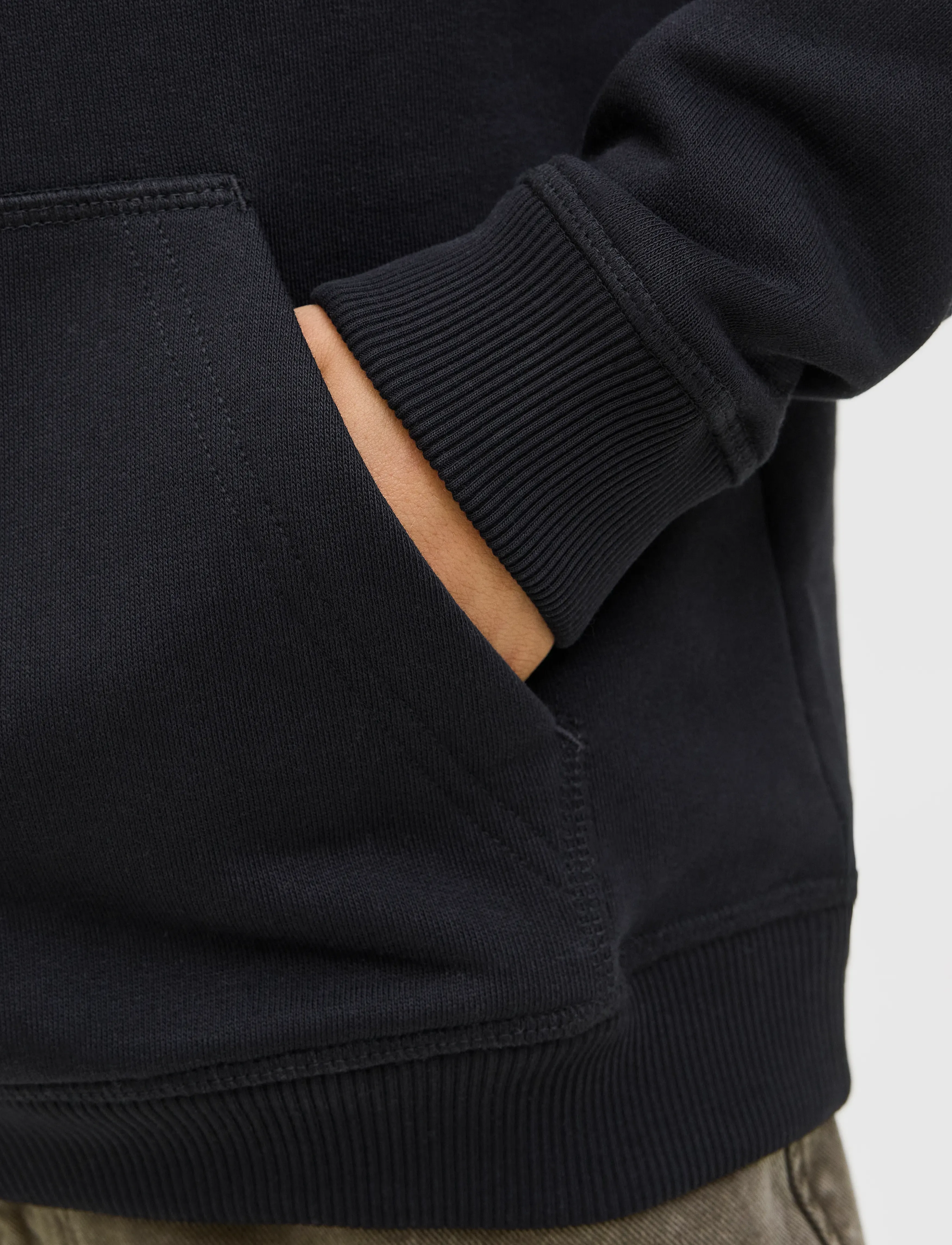 Jack & Jones - JORNORREBRO EMB SWEAT HOOD NOOS JNR - hættetrøjer - black - 3